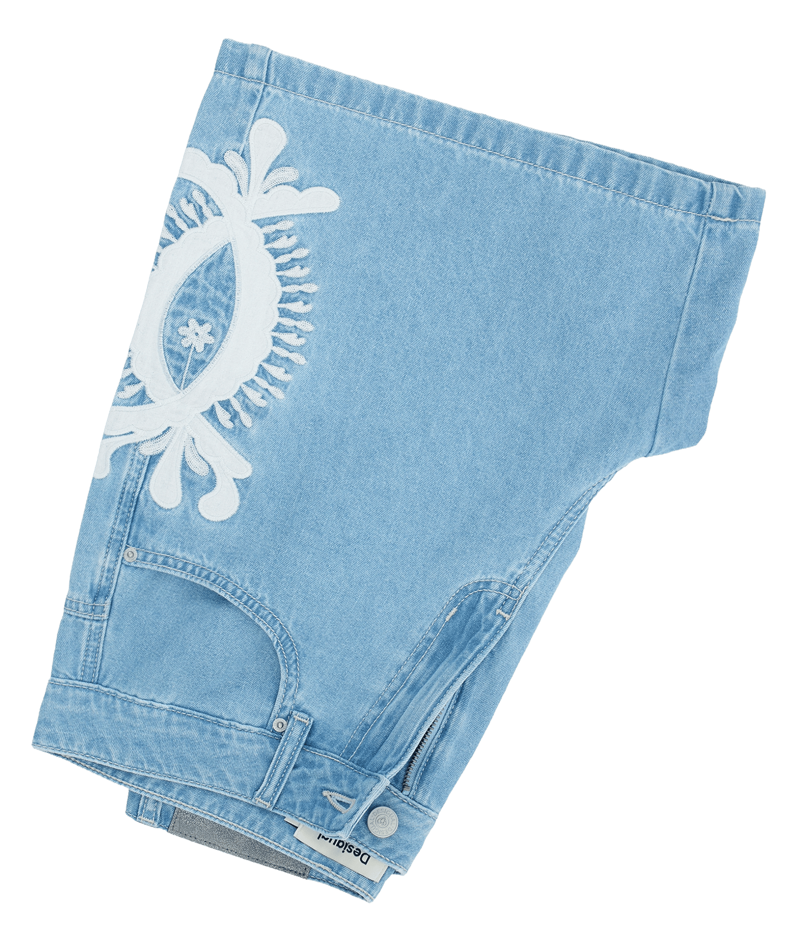 Cargoshort van jeans DESIGUAL Blauw