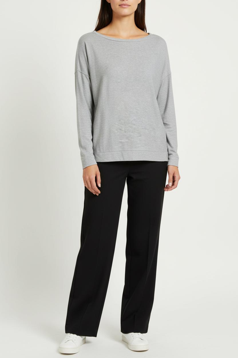 Tee-shirt MAJESTIC FILATURES - SECONDE MAIN Gris