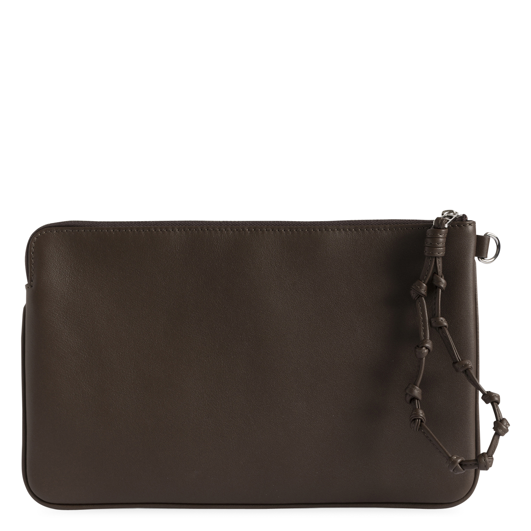 Brede leren riem met studs ZADIG&VOLTAIRE Bruin