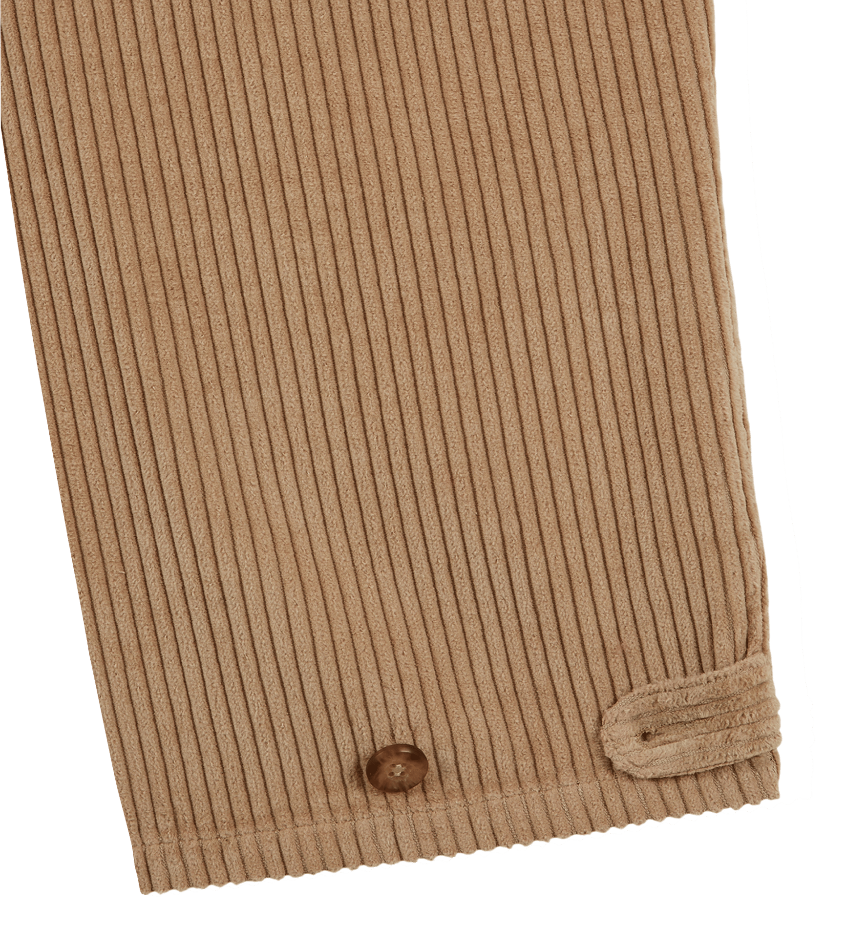 Pantalón recto de algodón EMILE ET IDA Beige
