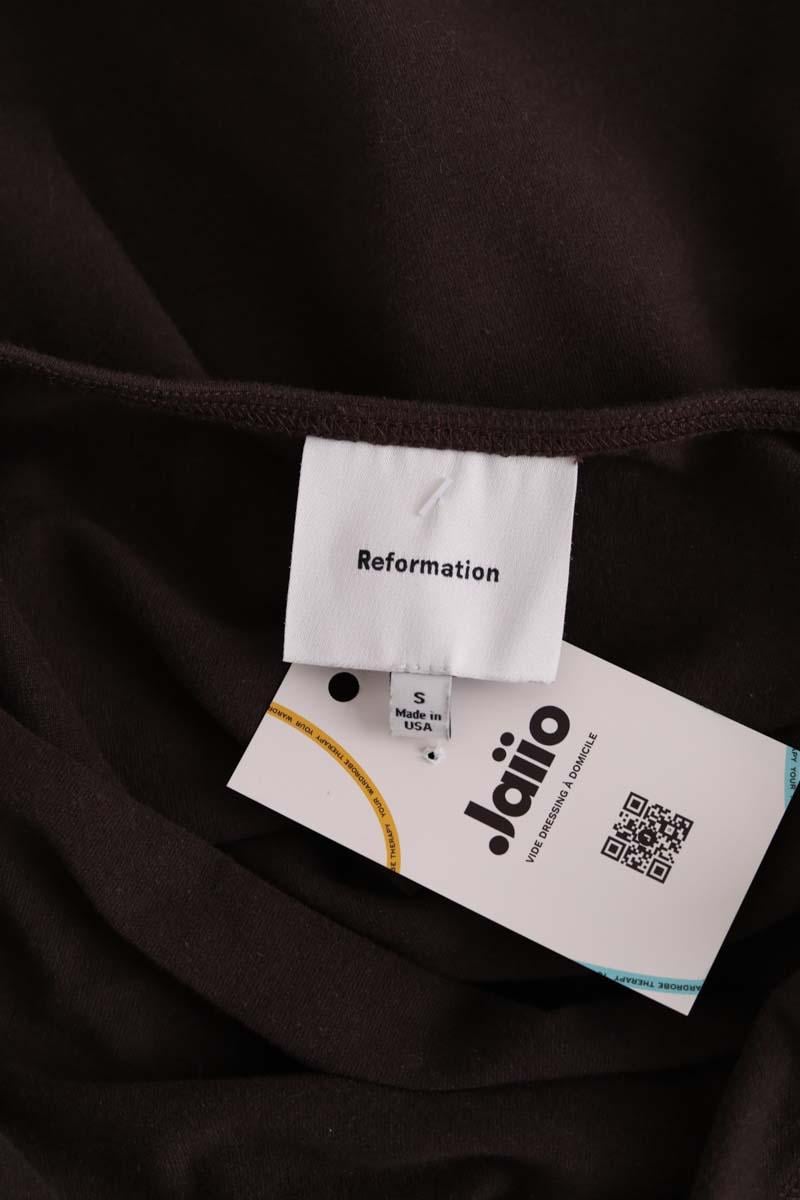 Dress REFORMATION - Seconde Main Brown