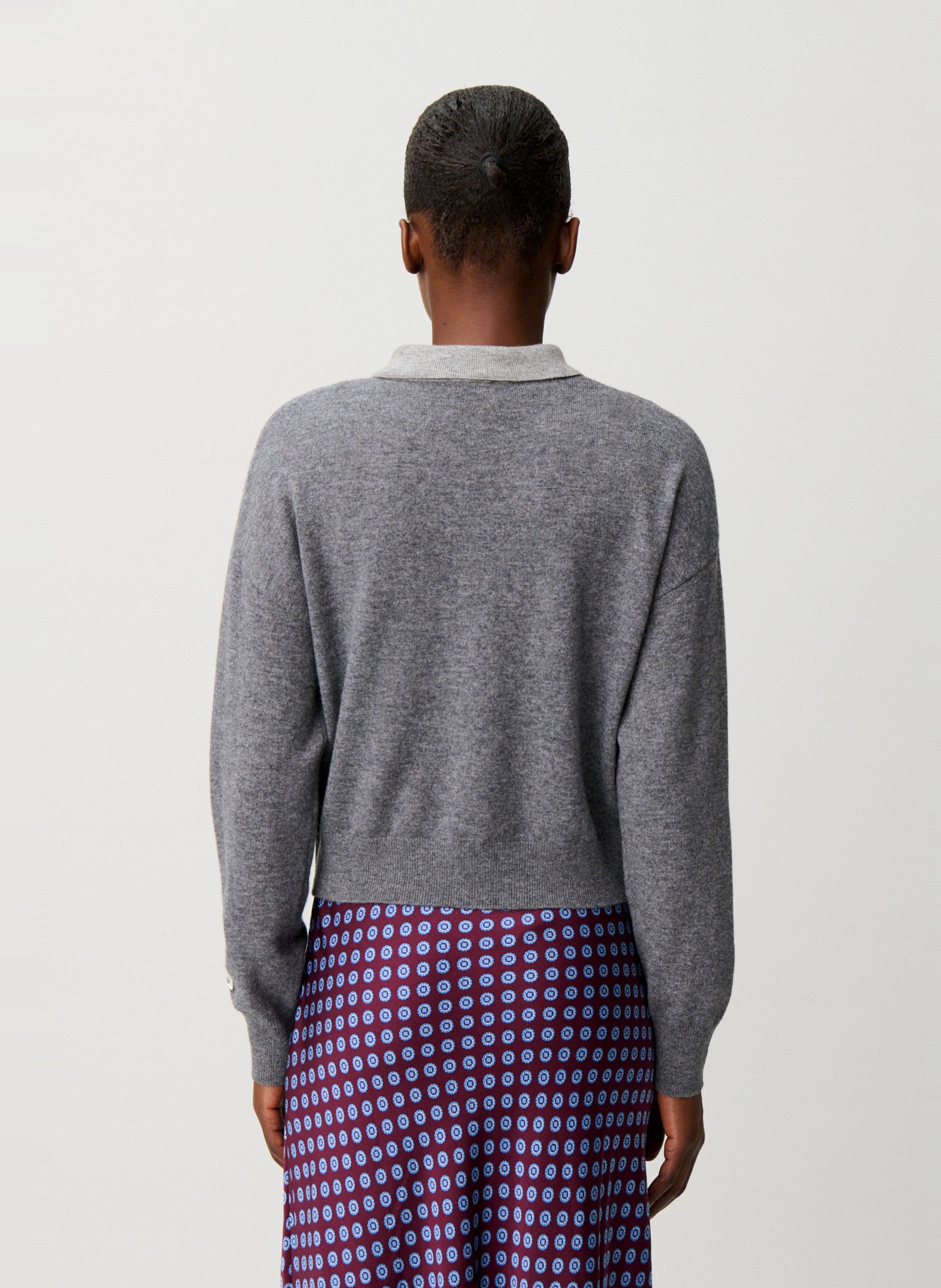 Oversized wollen trui CLAUDIE PIERLOT Grijs