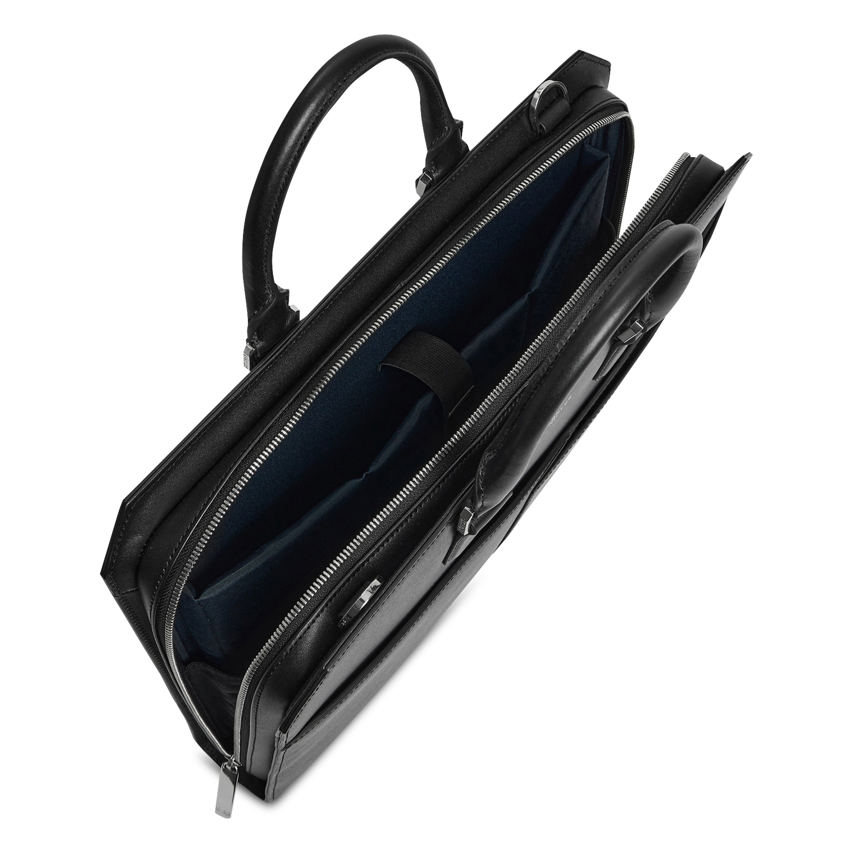 Leren laptoptas LE TANNEUR Zwart
