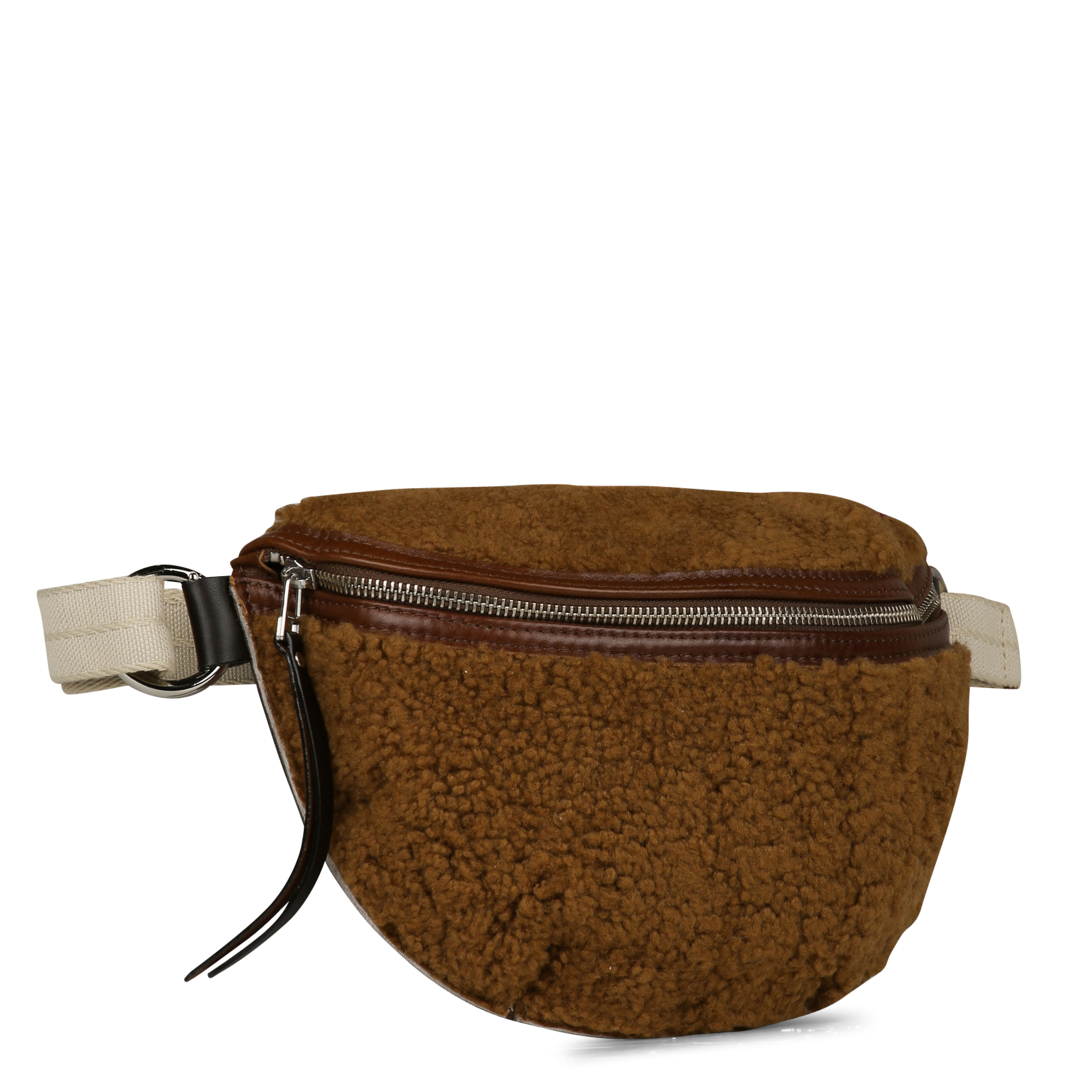 Sac banane en cuir BELLEROSE Marron