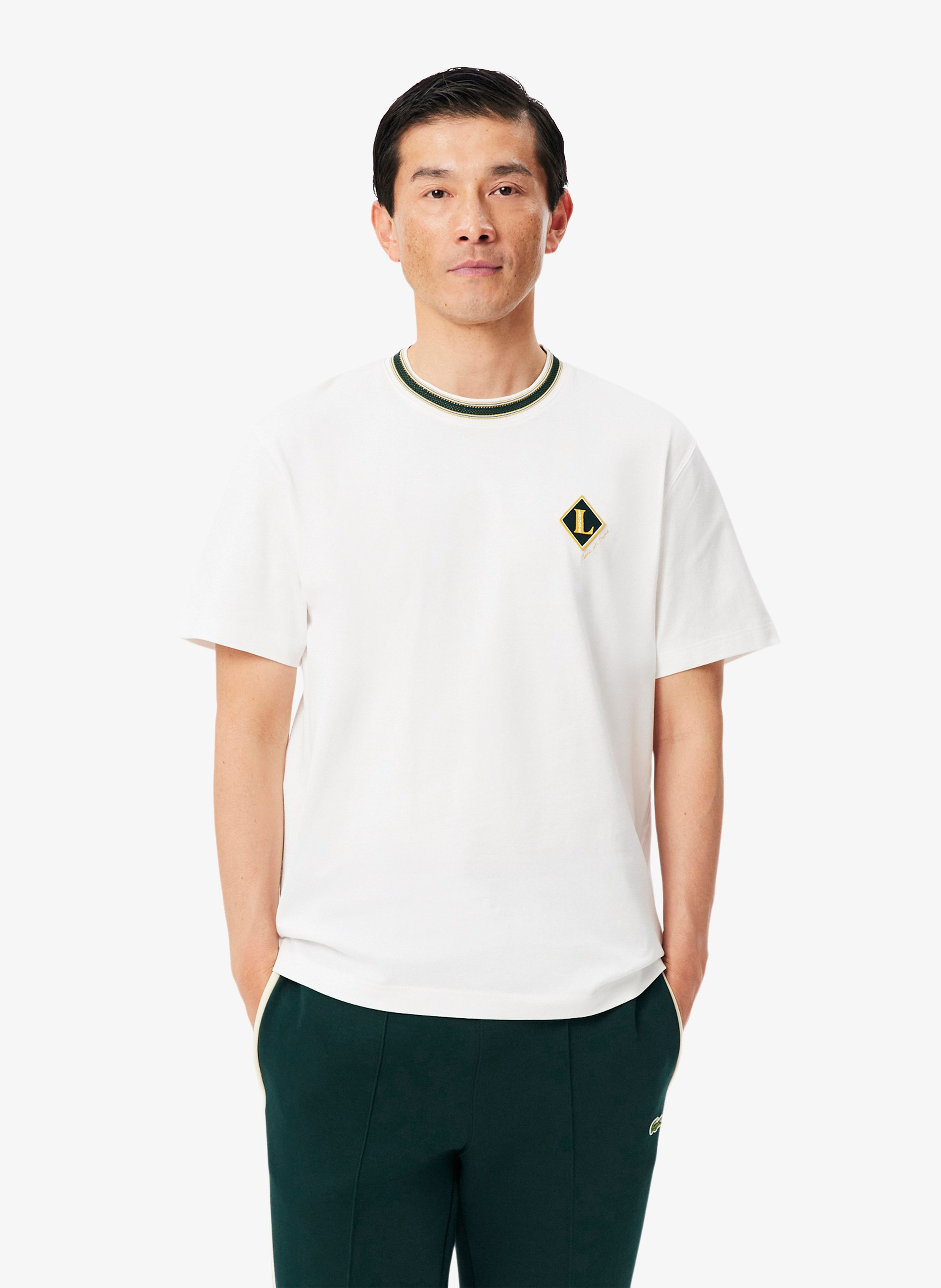Cotton logo t-shirt LACOSTE
