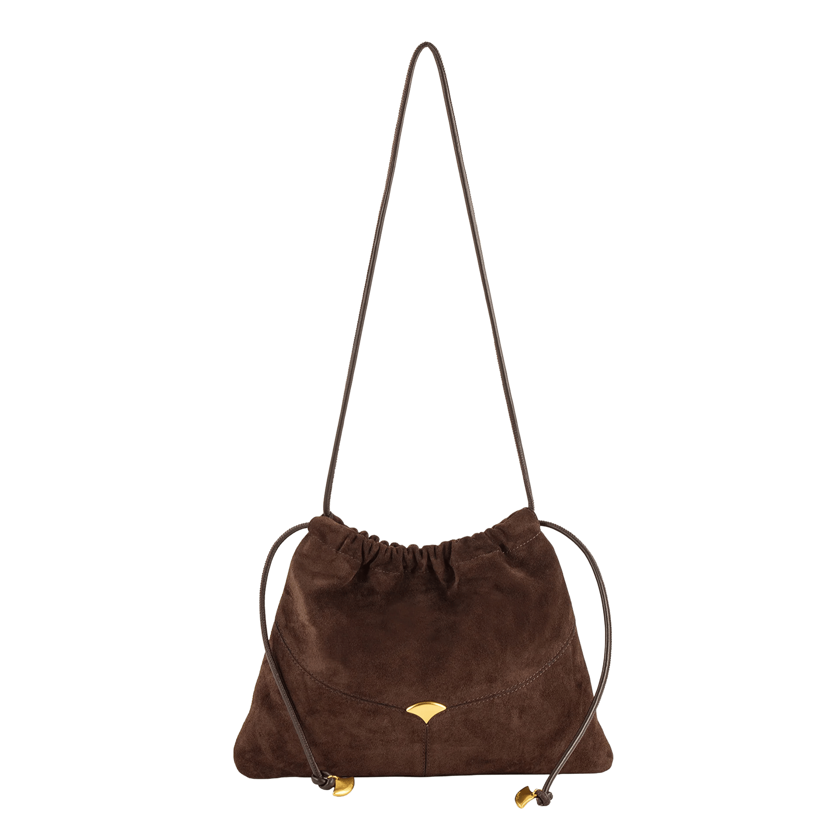 Ledertasche mit Schulterriemen SESSUN Braun