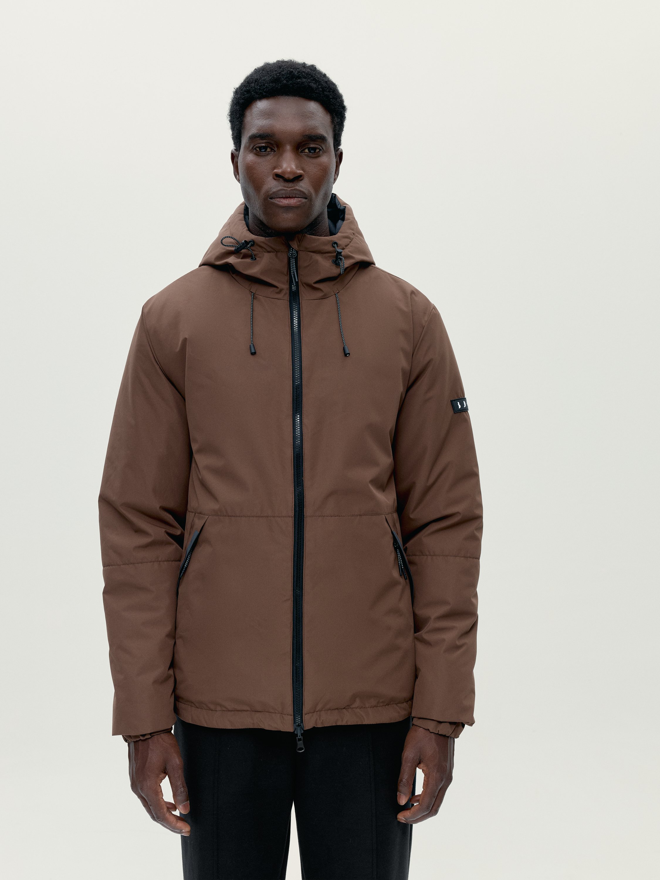 Men's sport jacket Volga with hood, reversible windbreaker. BORN