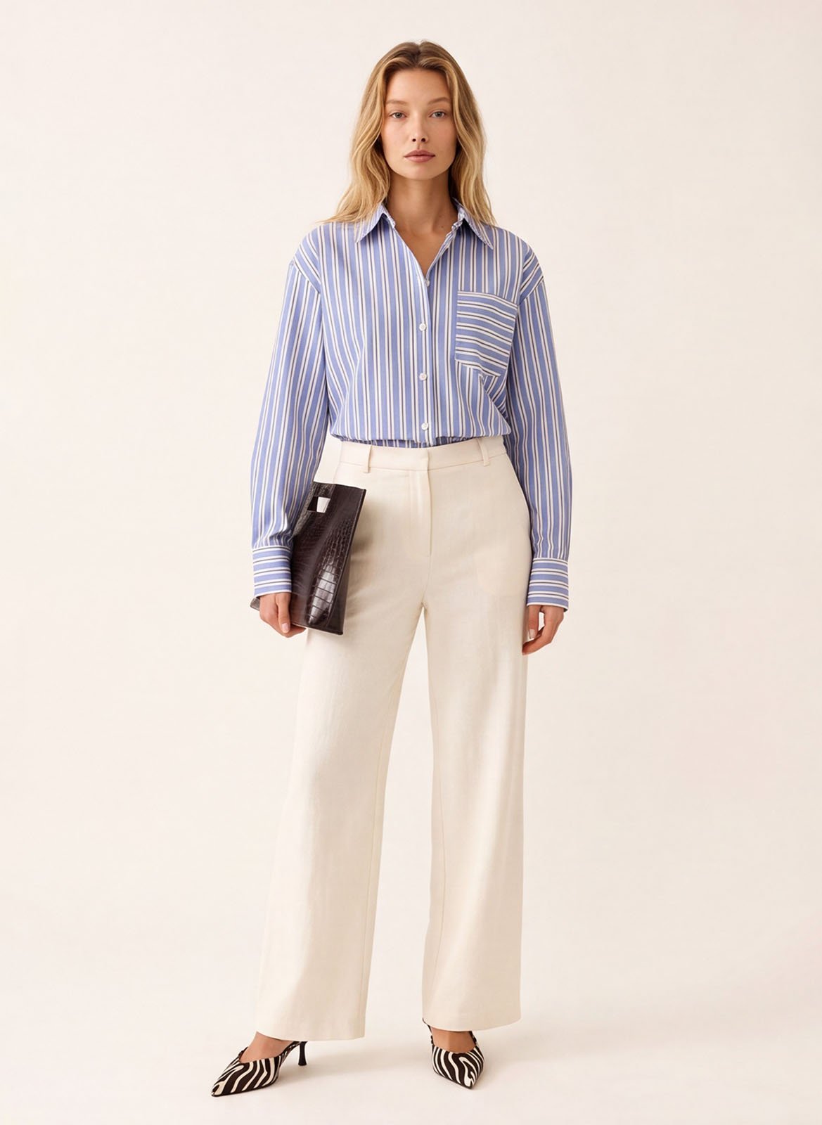 Pantalon large KOOKAI Blanc