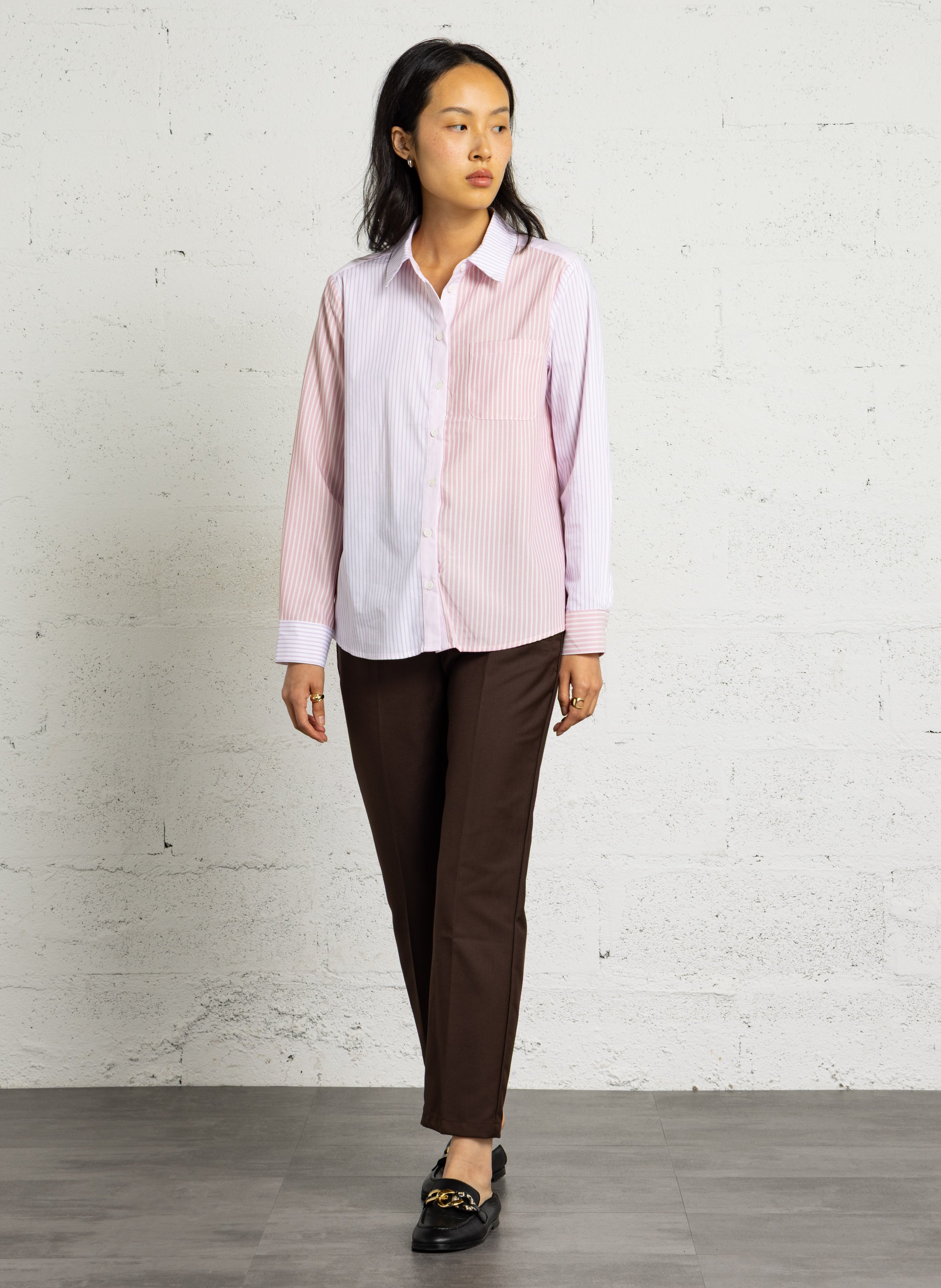 Schmale Zigarettenhose LA PETITE ETOILE Braun