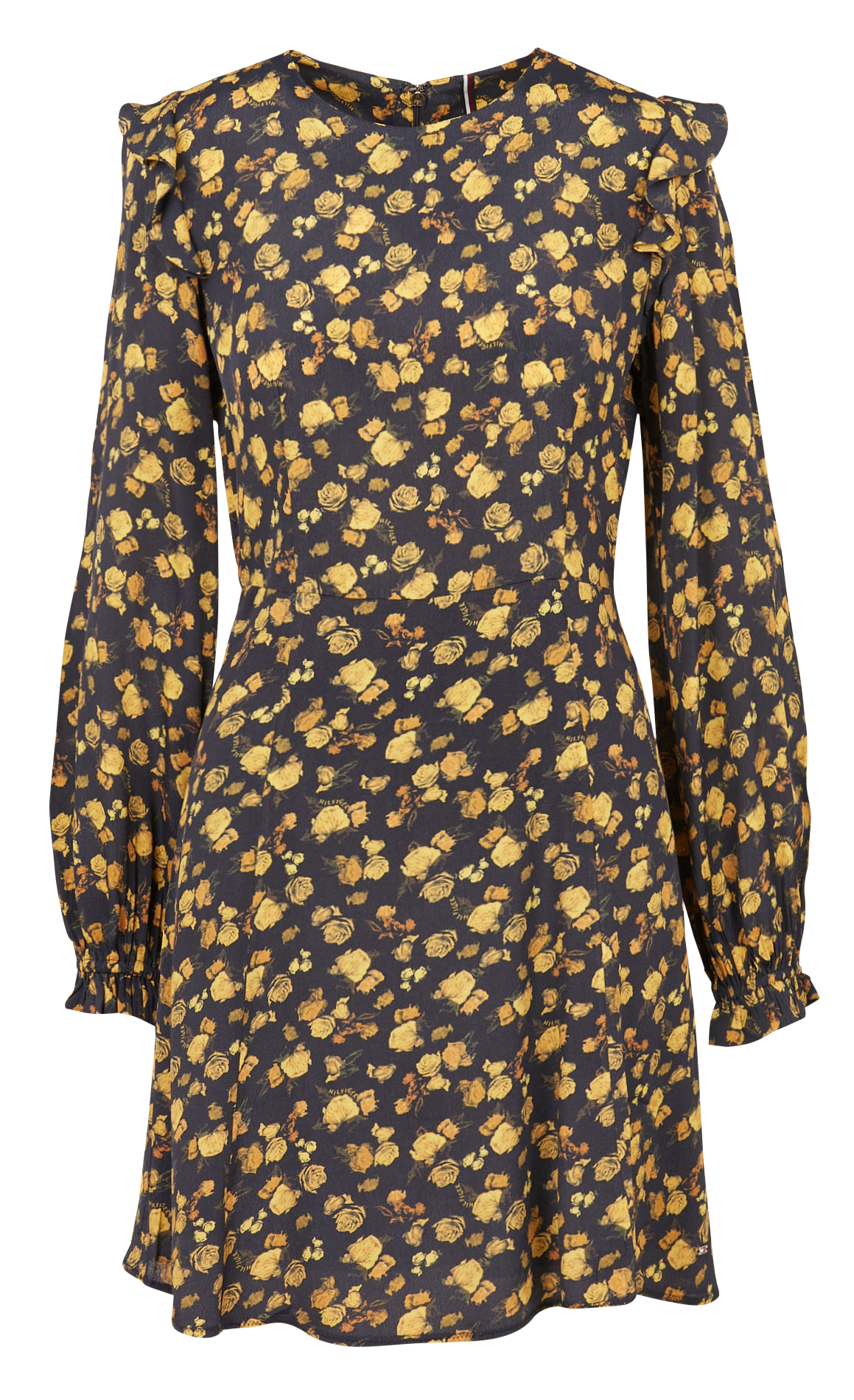 Robe courte moulante et évasée à imprimés TOMMY HILFIGER Multicolore