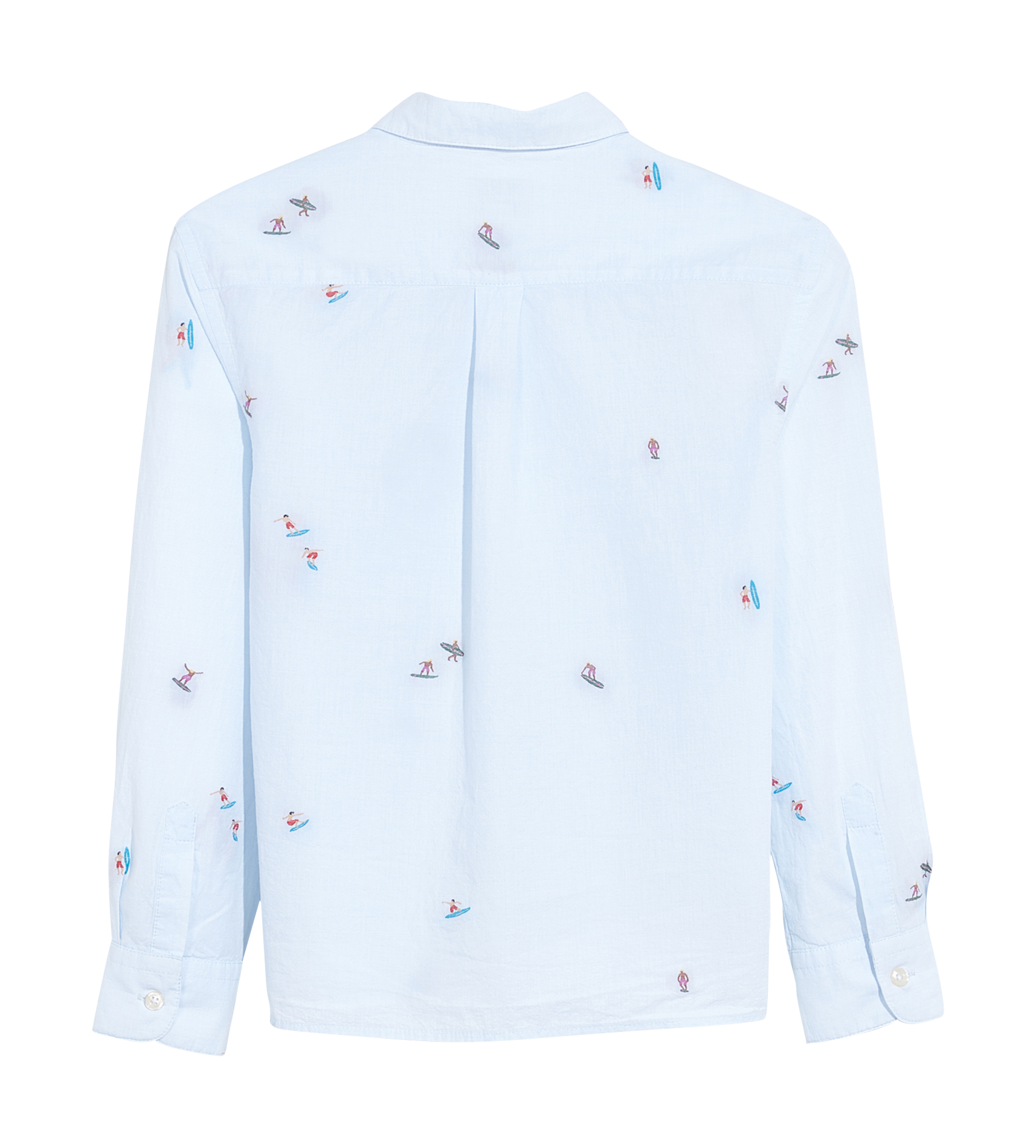 Oversized patterned cotton shirt BELLEROSE Grey