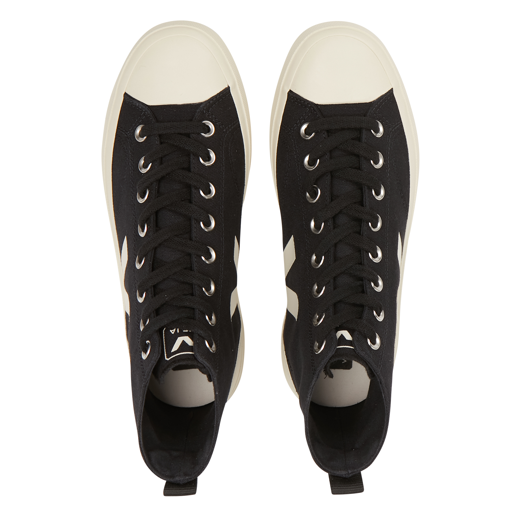 Hohe Canvas-Sneaker VEJA Schwarz