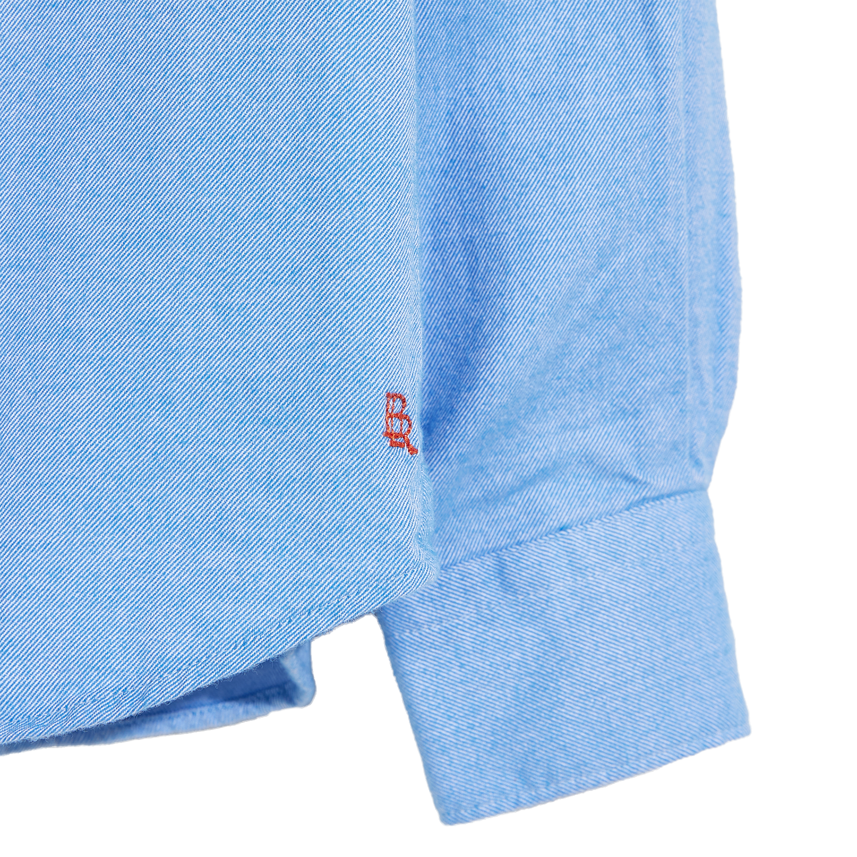 Chemise col classique manches contrastantes en coton BELLEROSE Blue