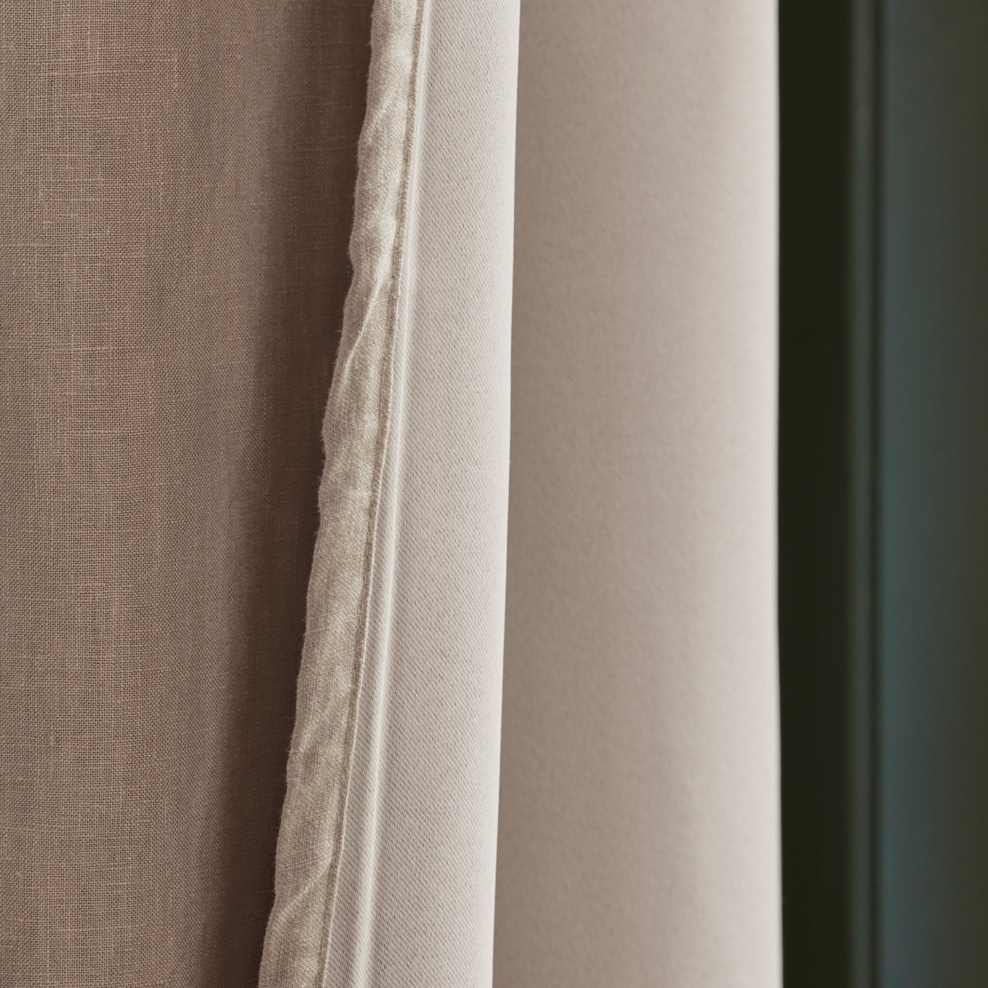 Lined black-out curtain with eyelets MADURA Beige