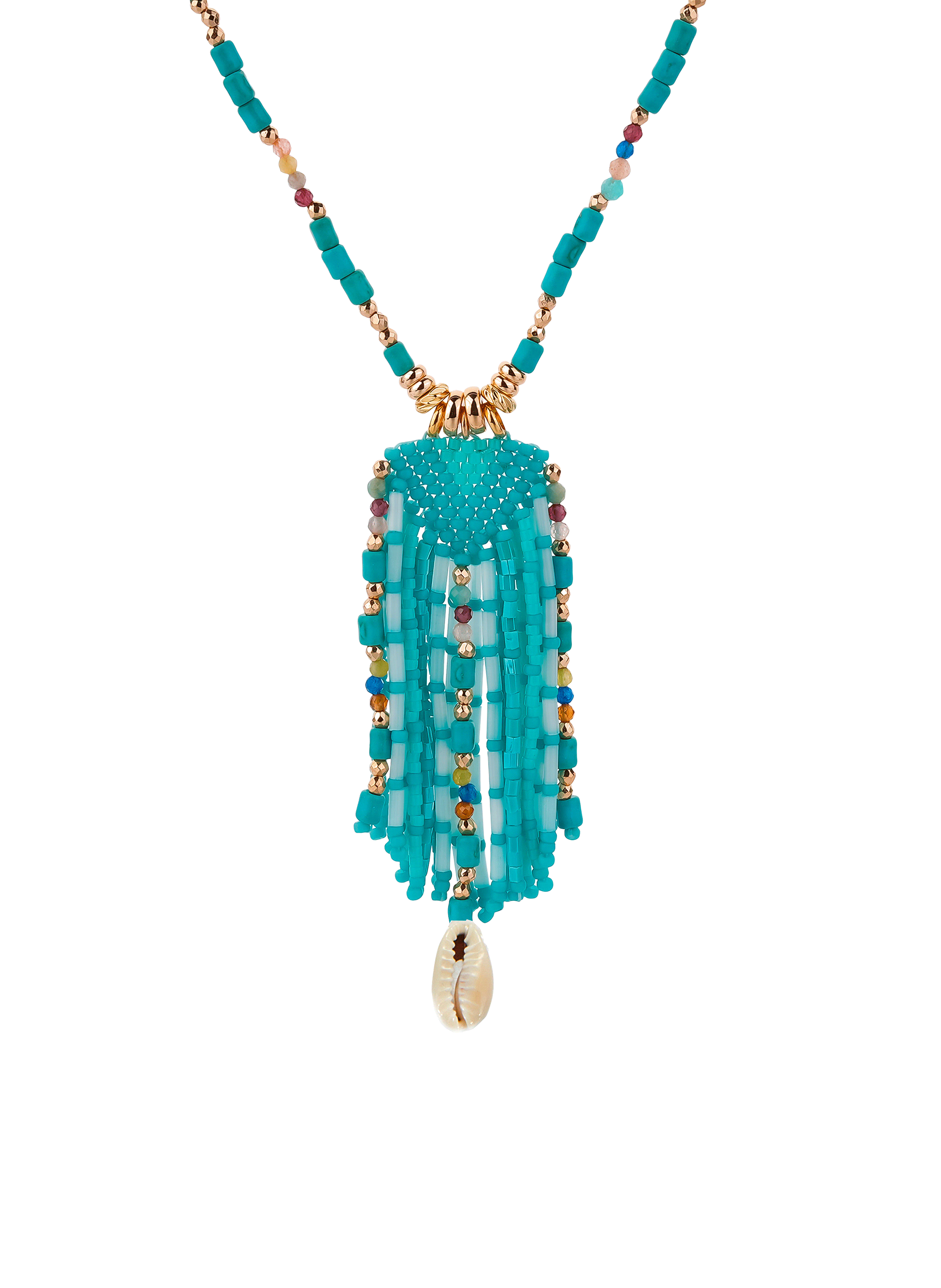 Long bead necklace HIPANEMA Blue