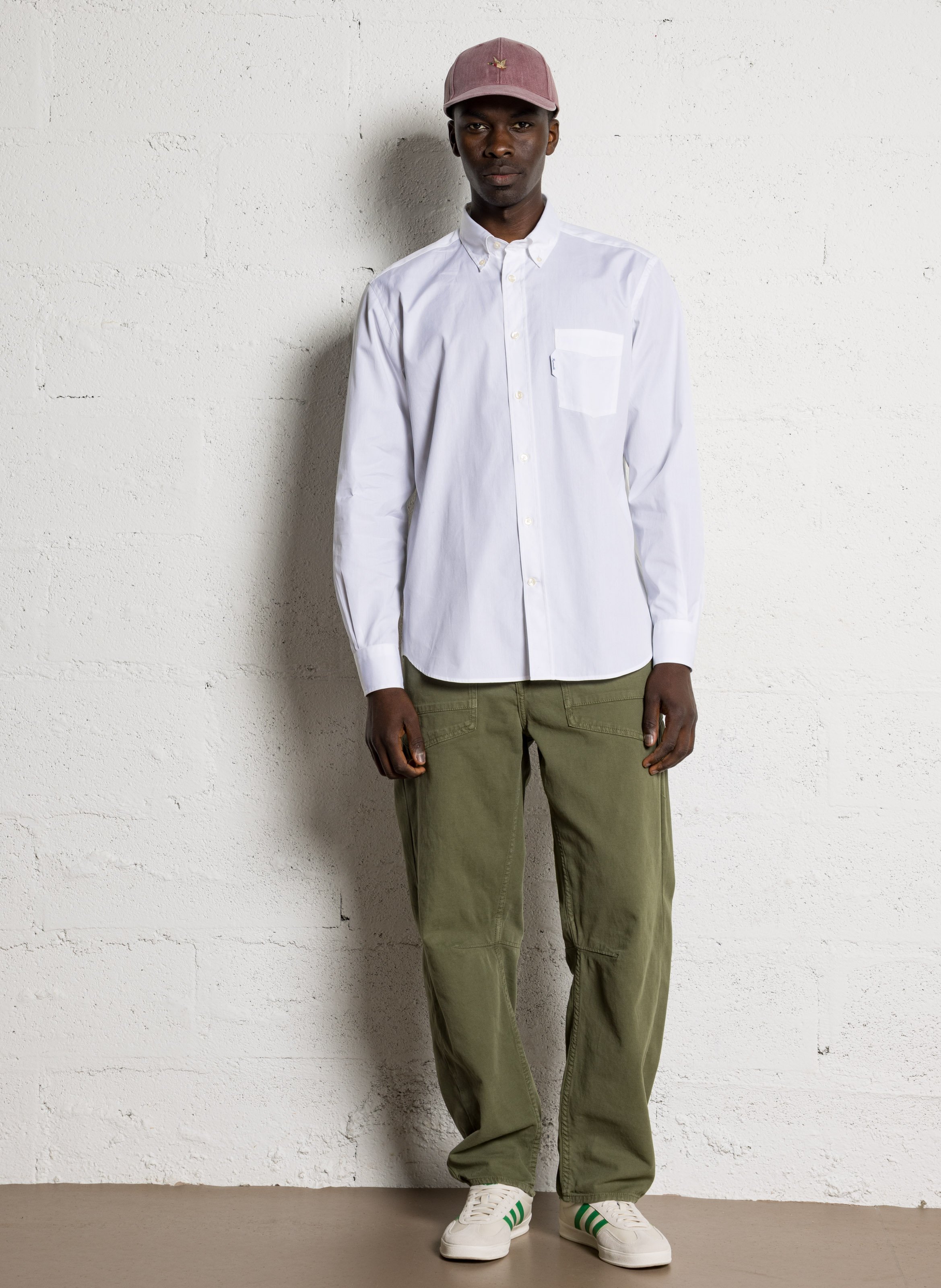 Cotton shirt with classic collar FACONNABLE White