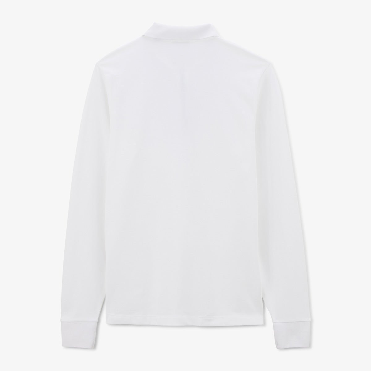 Long-sleeve polo with zip SERGE BLANCO White