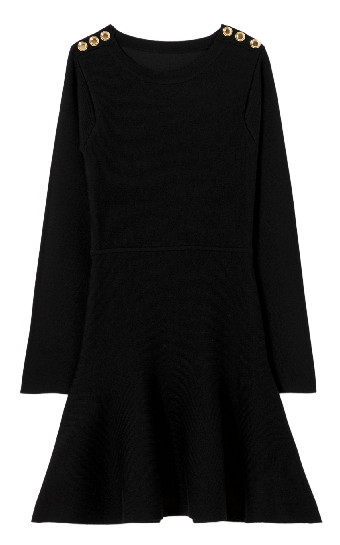 Robe courte col rond CLAUDIE PIERLOT Noir