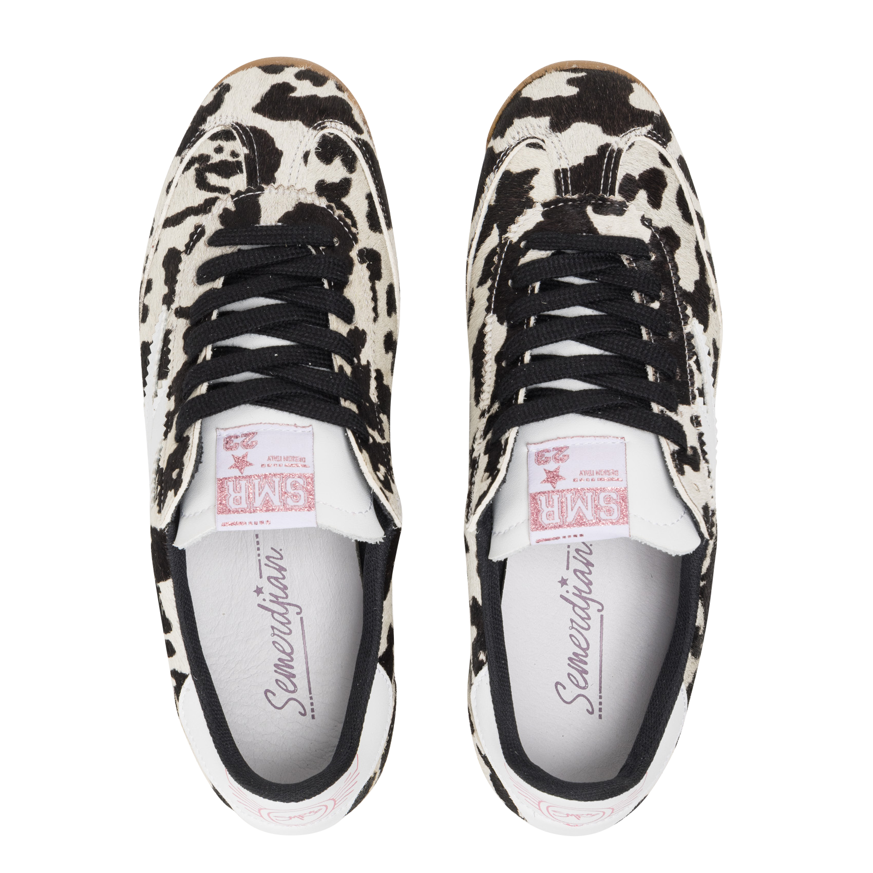 Baskets basses en cuir mélangé SEMERDJIAN - SMR Multicolore