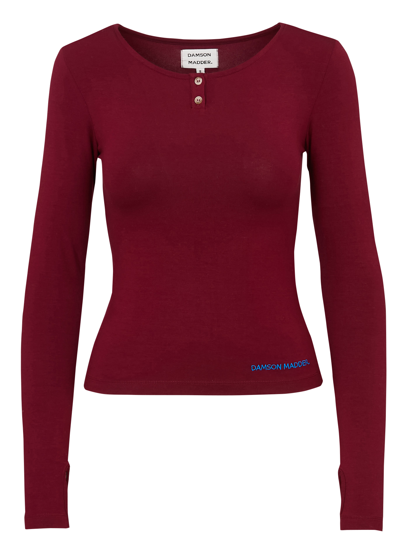 Tee-shirt droit col rond DAMSON MADDER Rouge
