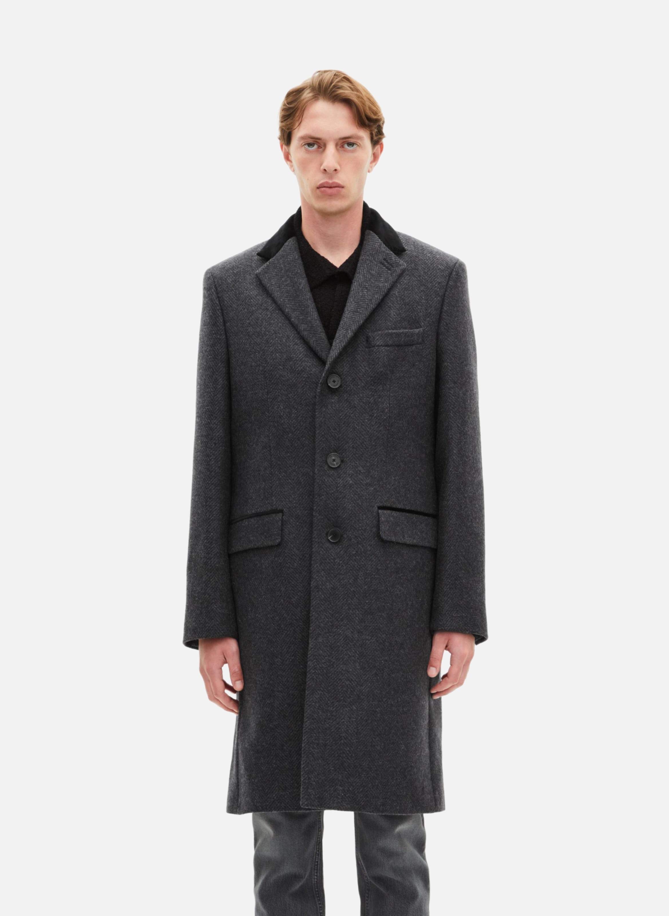 Long coat THE KOOPLES Grey