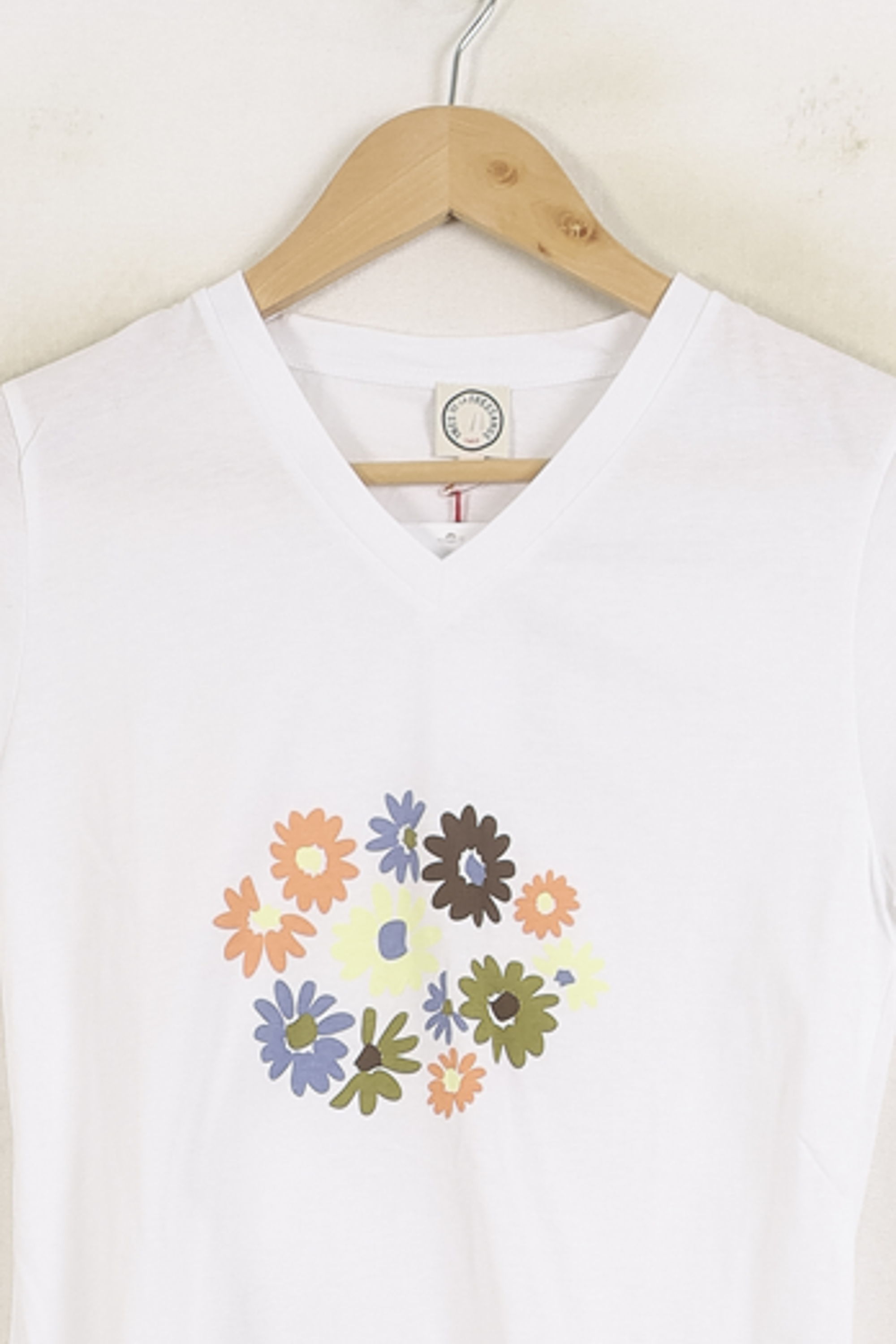 Tommy Badge T-shirt INES DE LA FRESSANGE - Seconde main White