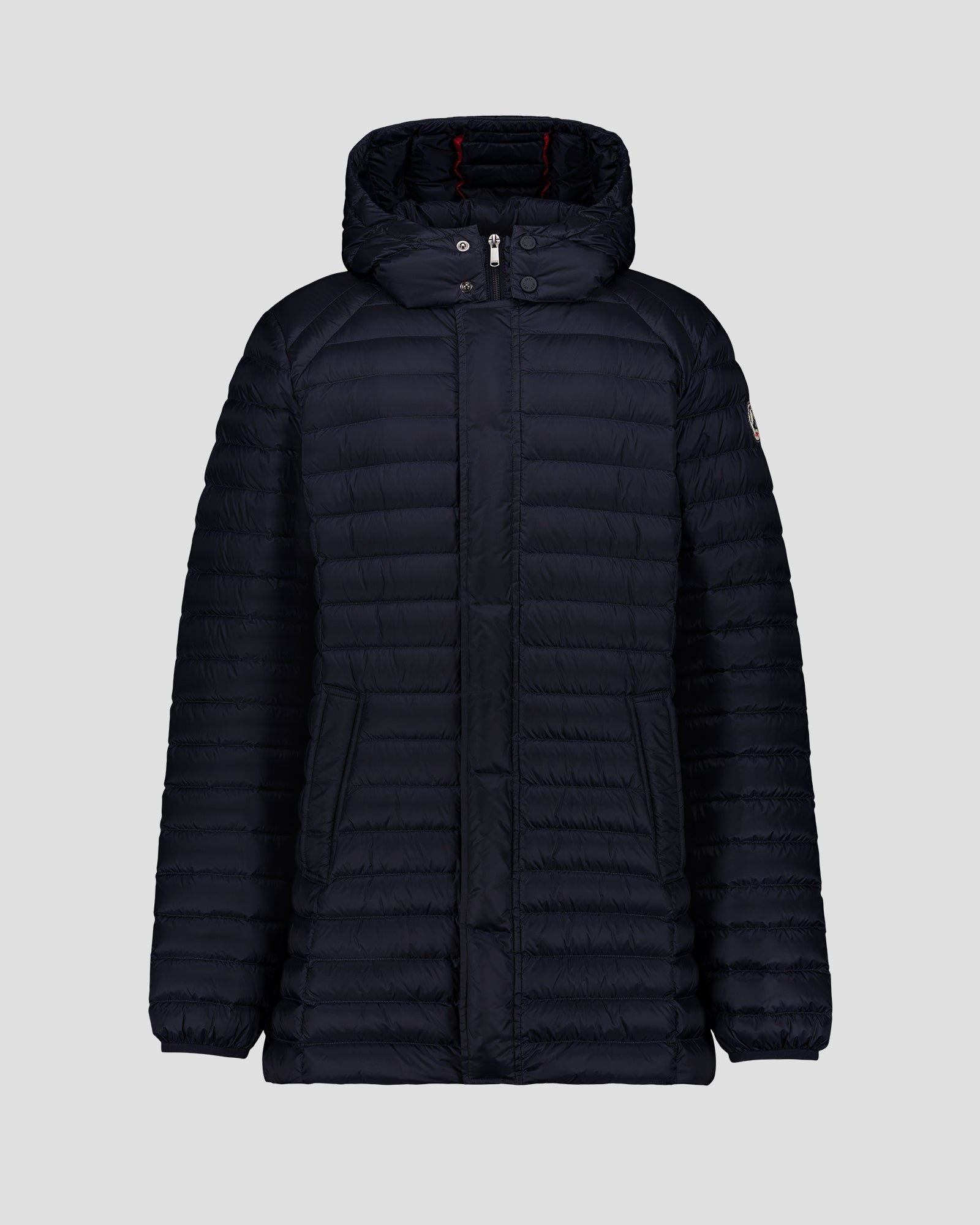 Doudoune mi-longue à capuche xavier JOTT Bleu