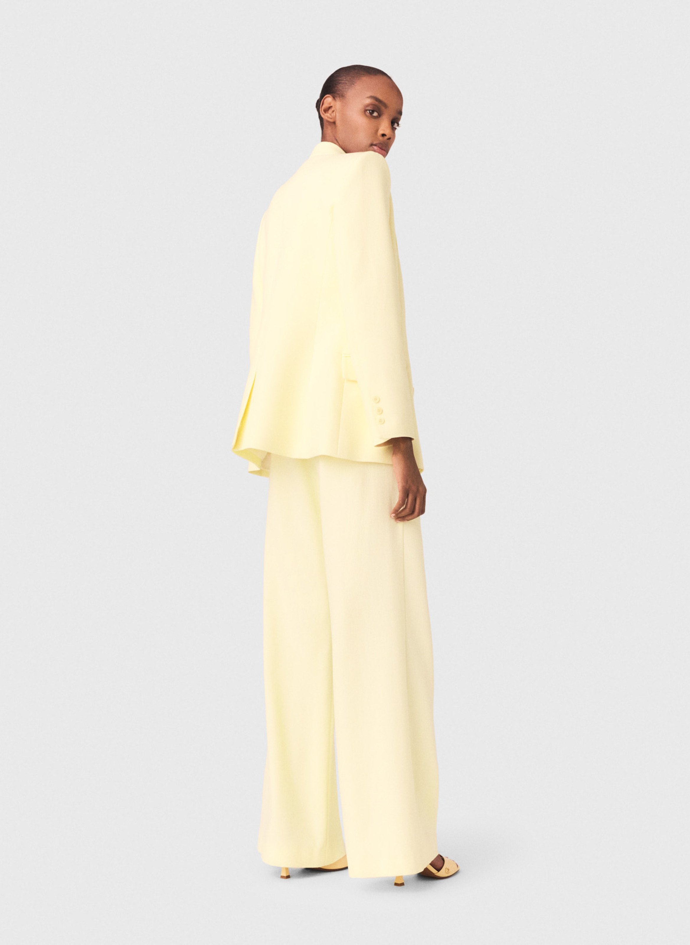 Veste de tailleur ajustée  MAJE Jaune