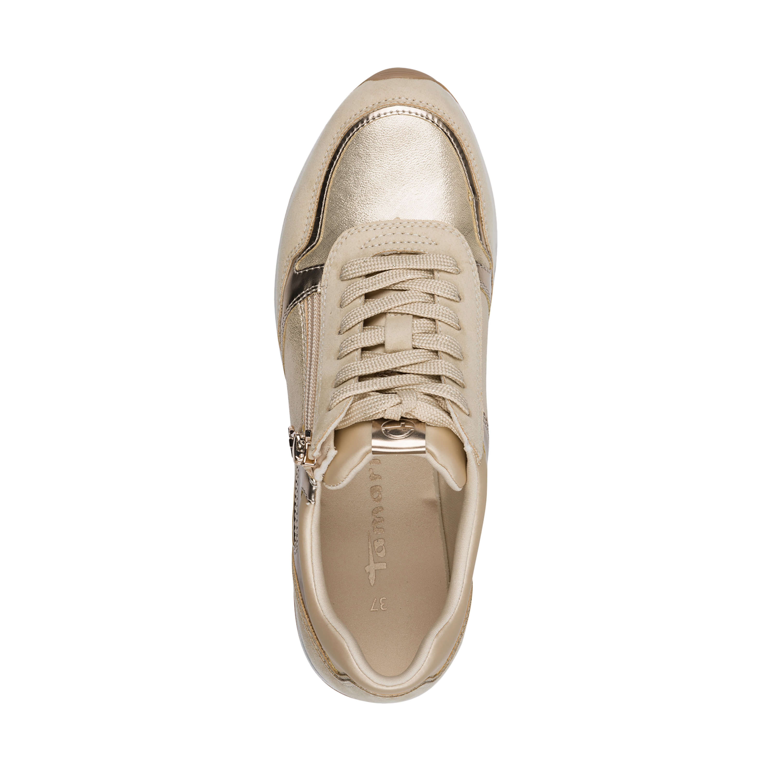 Basket basse à lacets TAMARIS Beige