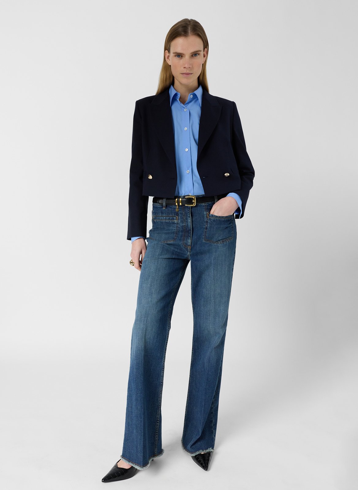Jean bootcut taille haute uni GERARD DAREL Blau