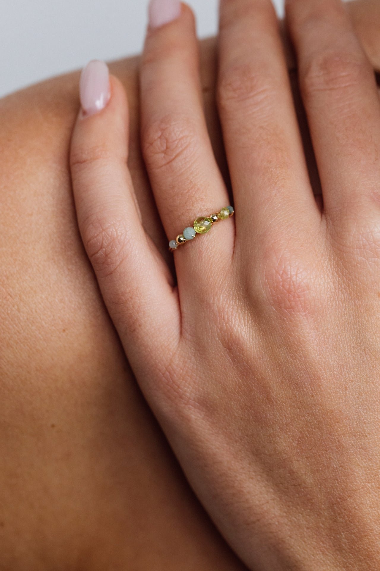 Venus Ring - Mint YAY Golden