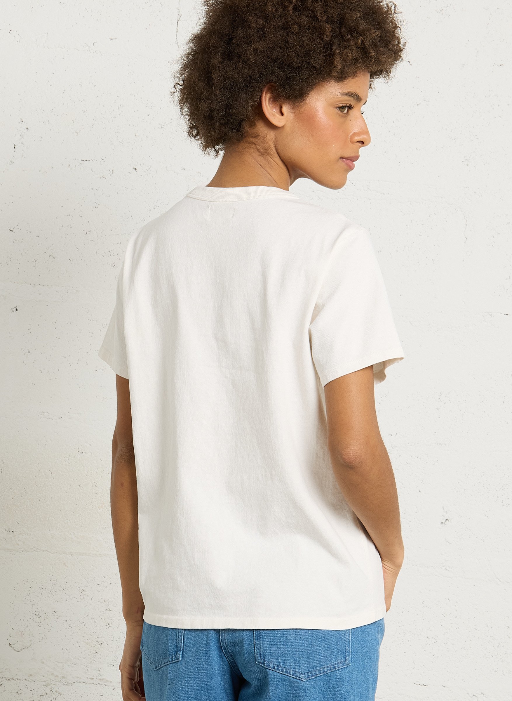 Tee-shirt col rond en coton HARTFORD Multicolore