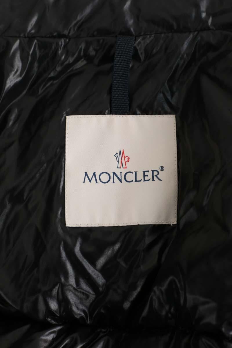Lightweight quilted padded jacket with high neck MONCLER - Seconde Main Black