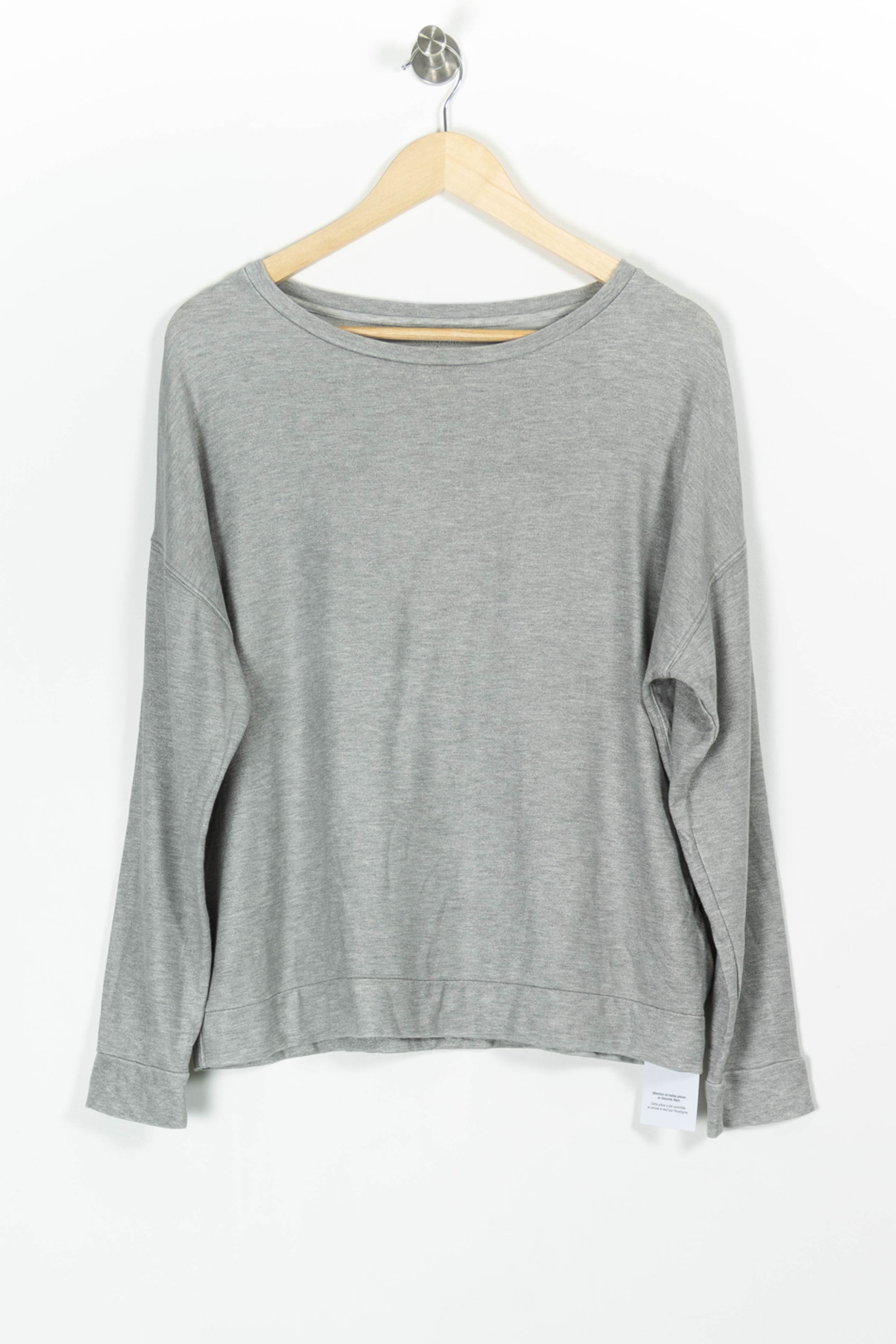 Tee-shirt MAJESTIC FILATURES - SECONDE MAIN Gris