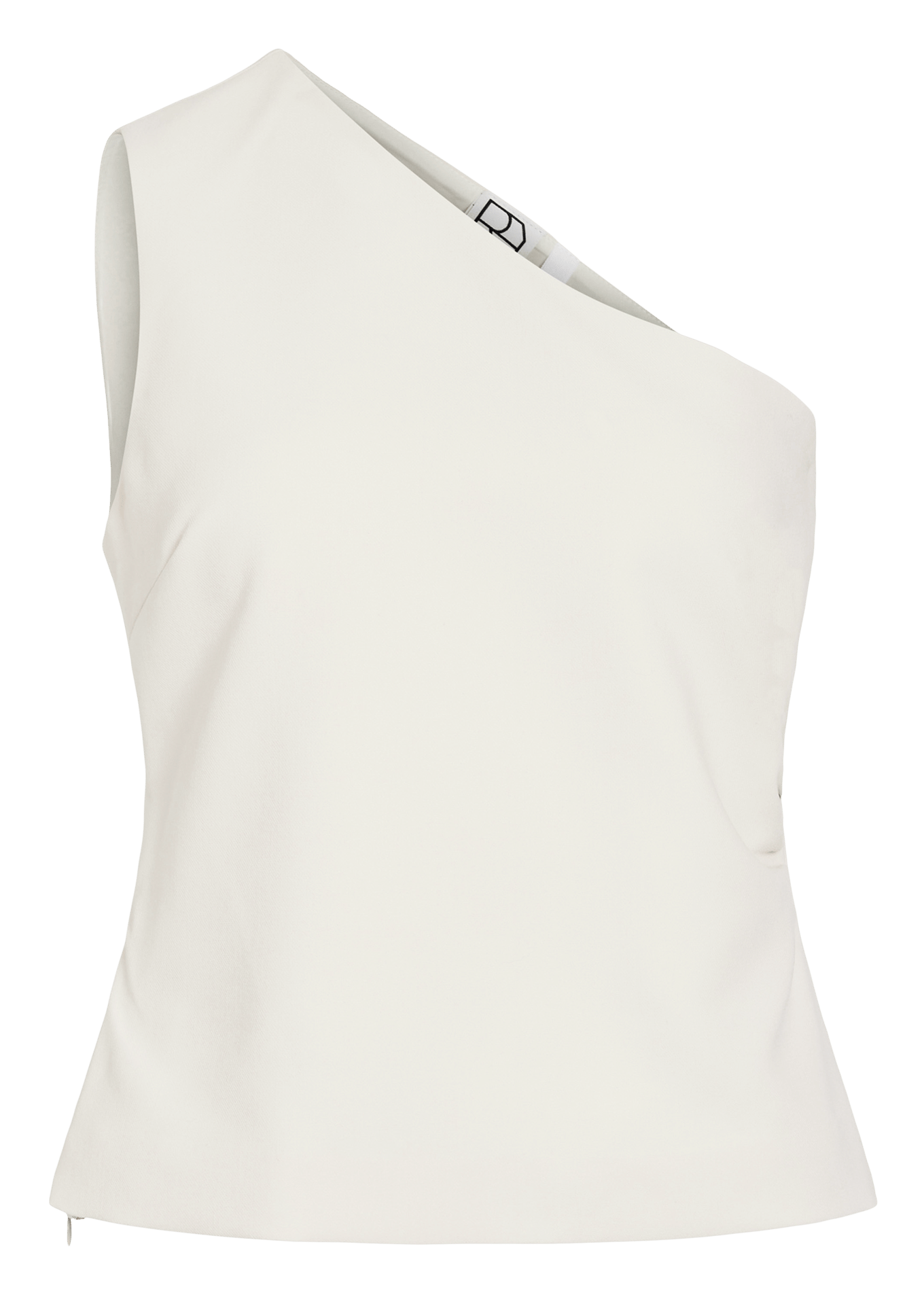 Top asymétrique sans manches  ROUGE EDIT Beige