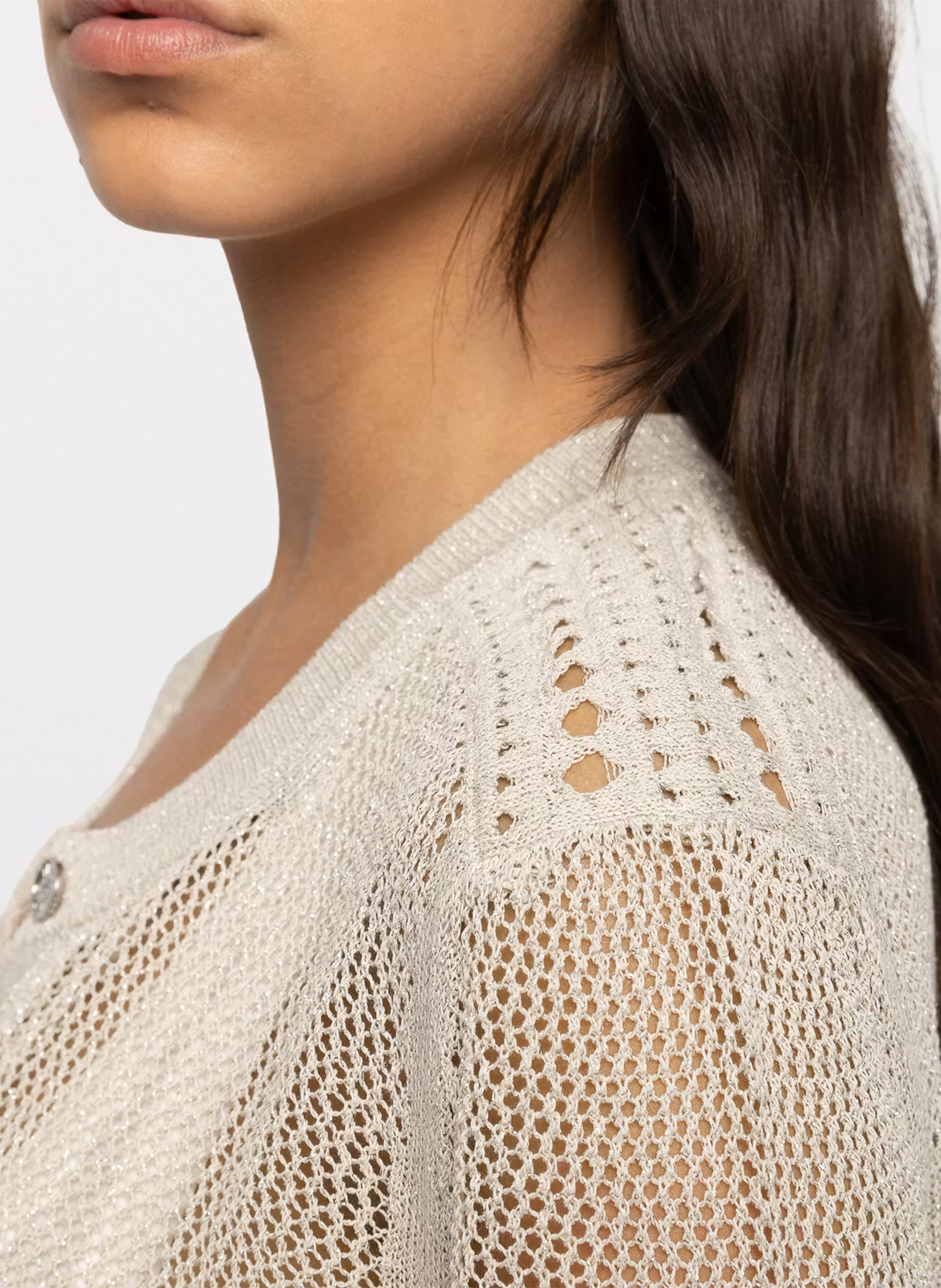 Cotton and wool sleeveless sweater with lacing ZADIG&VOLTAIRE Beige