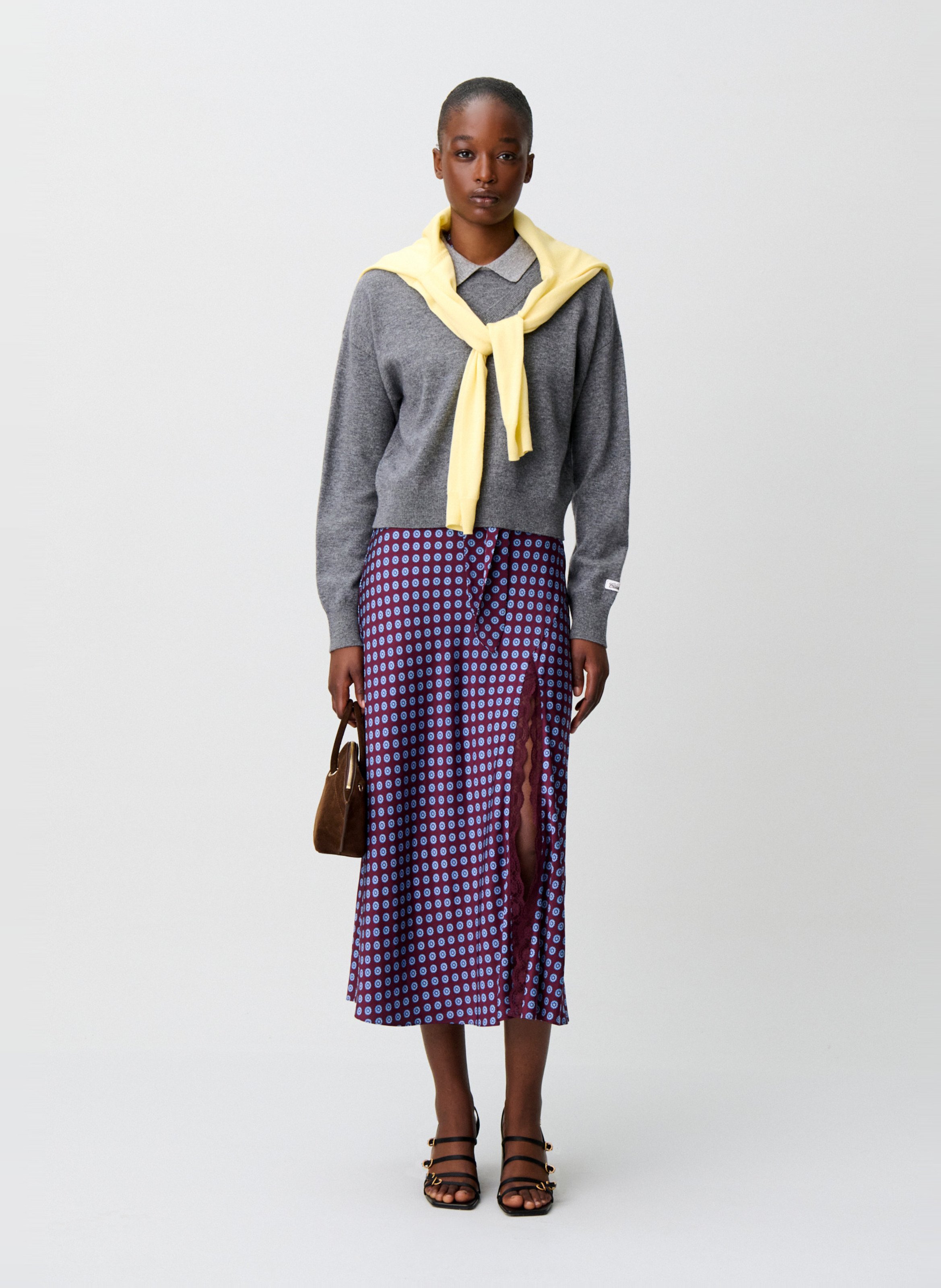Oversized wollen trui CLAUDIE PIERLOT Grijs