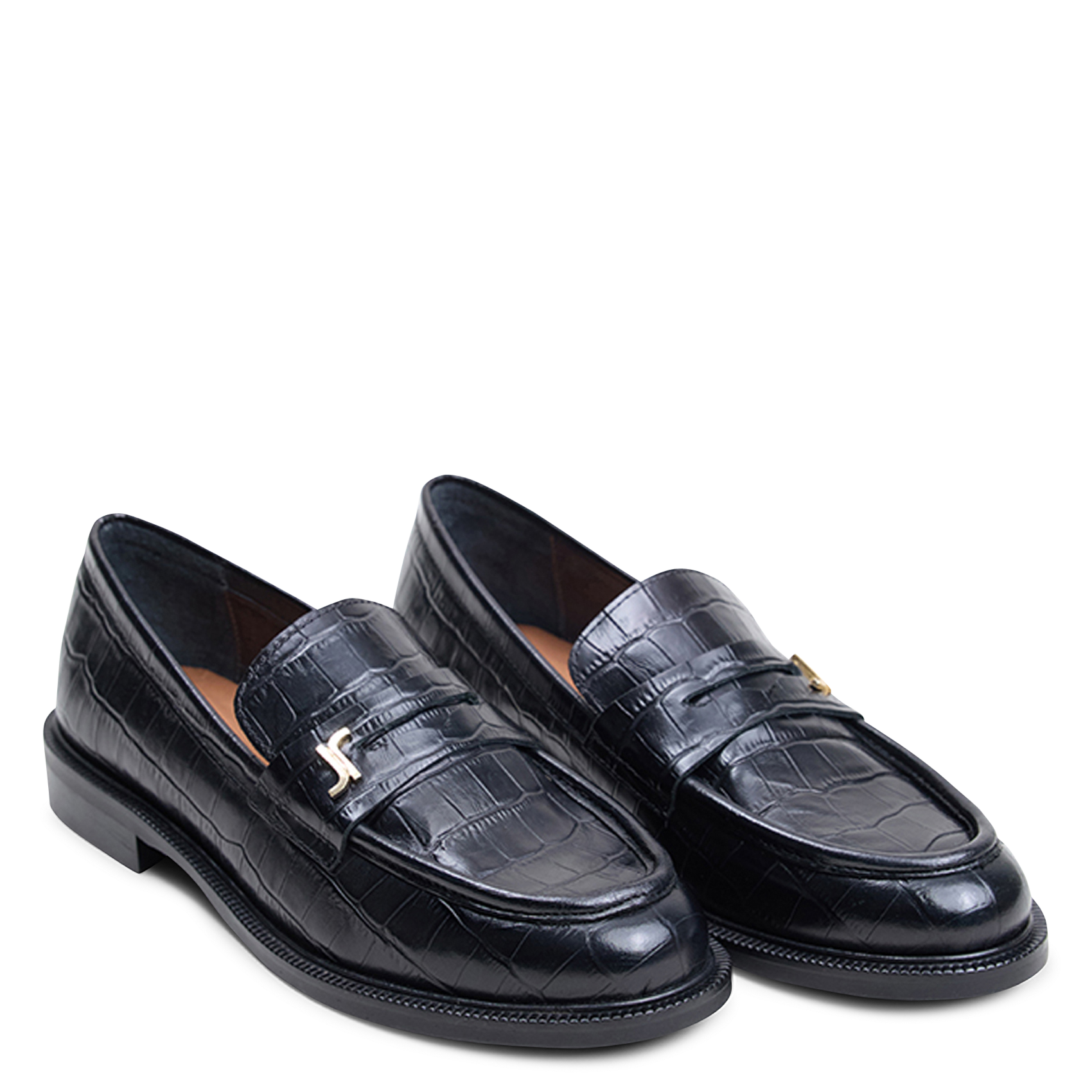 Mocassins en cuir JONAK Noir
