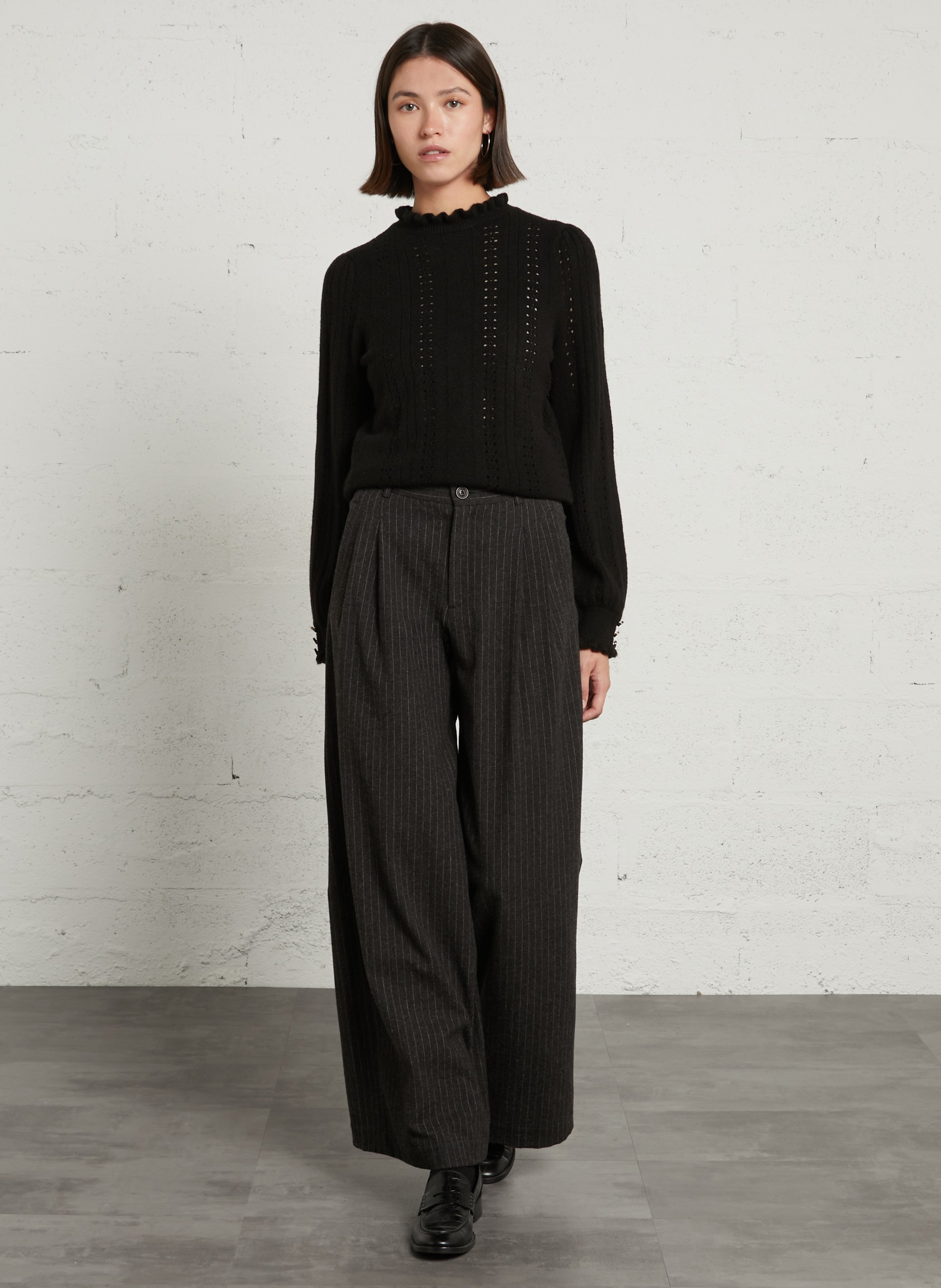 Striped wide-leg pants BELLEROSE Stripes
