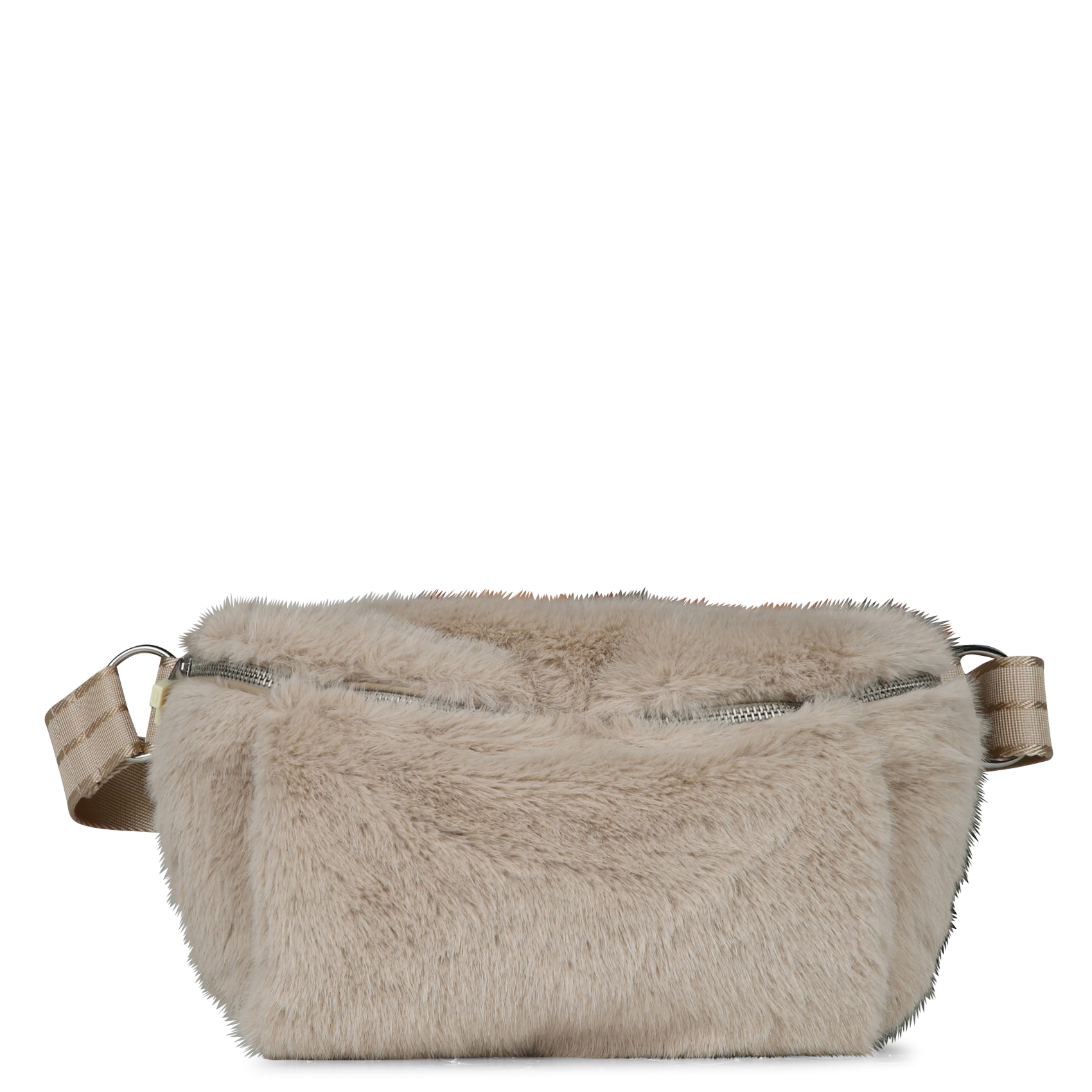 Faux fur bum bag BELLEROSE White
