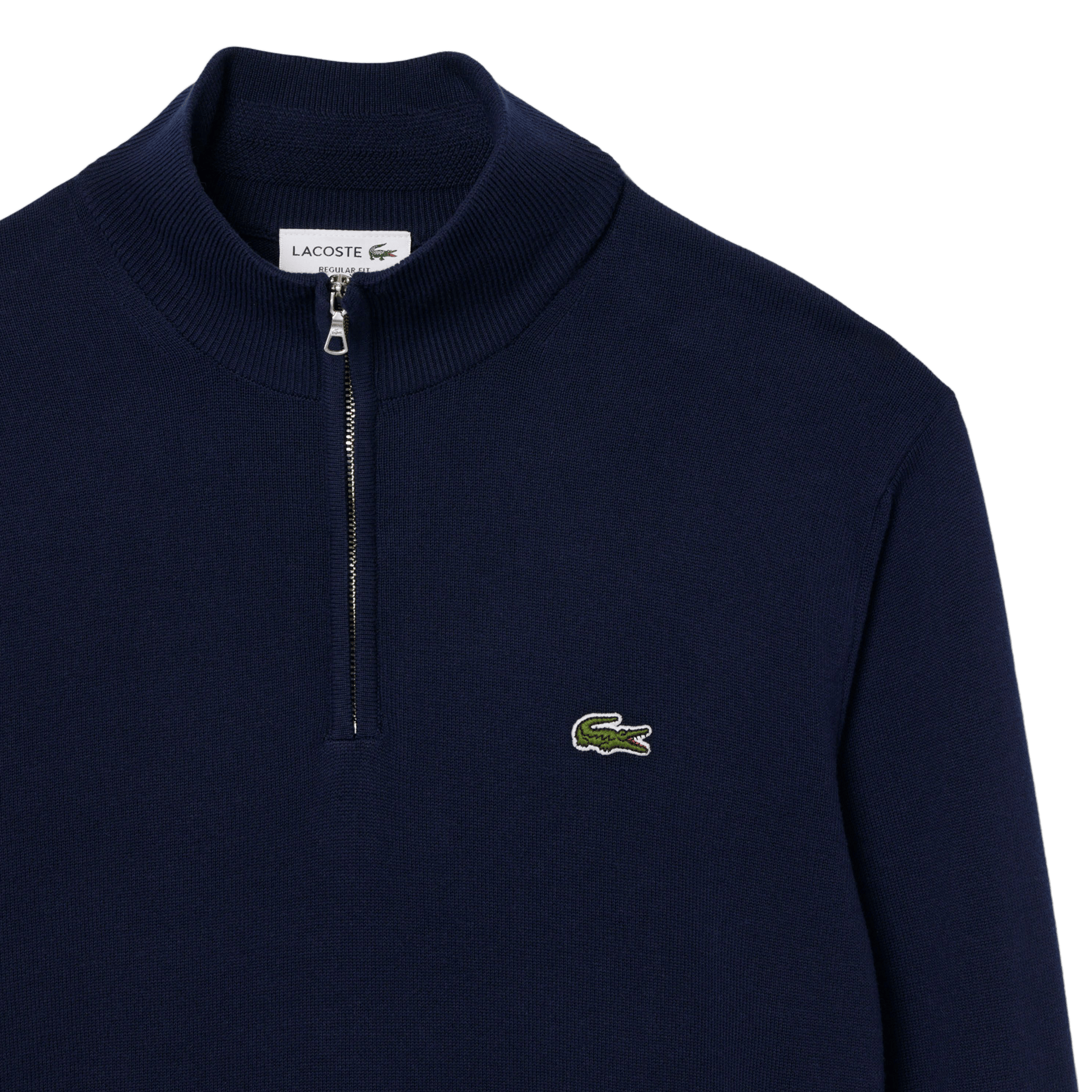 Trui met kraag met rits LACOSTE Blauw