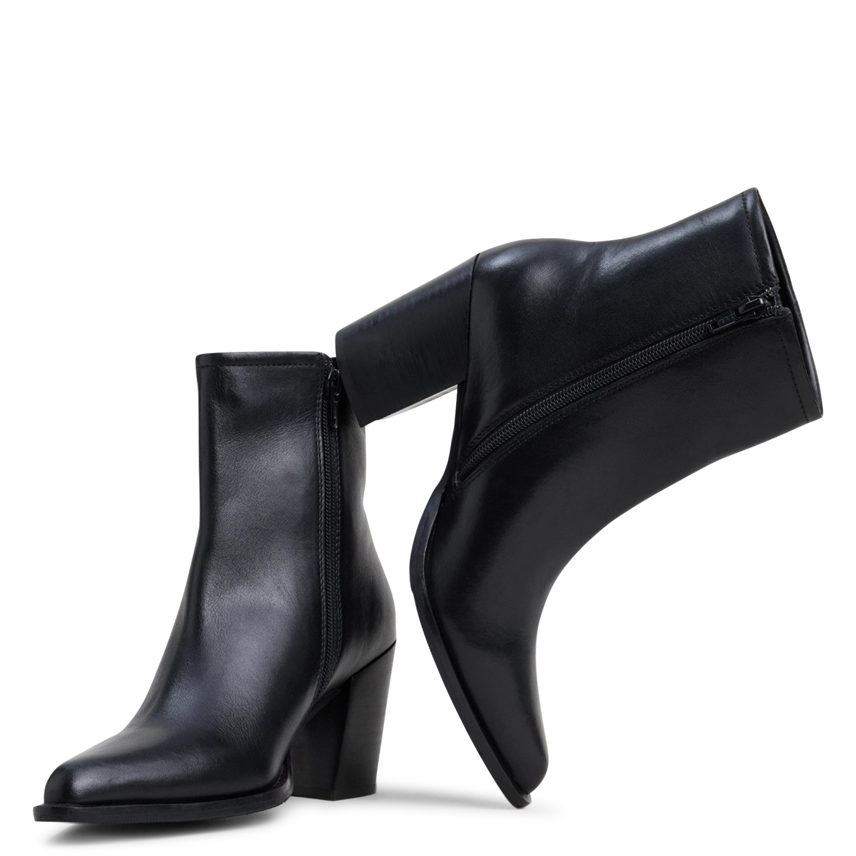 Bottines en cuir JONAK Noir