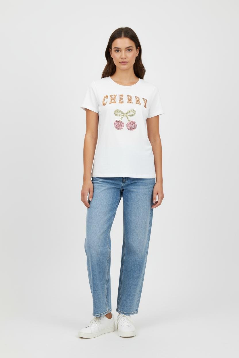 T-shirt Manoush - Seconde Main White