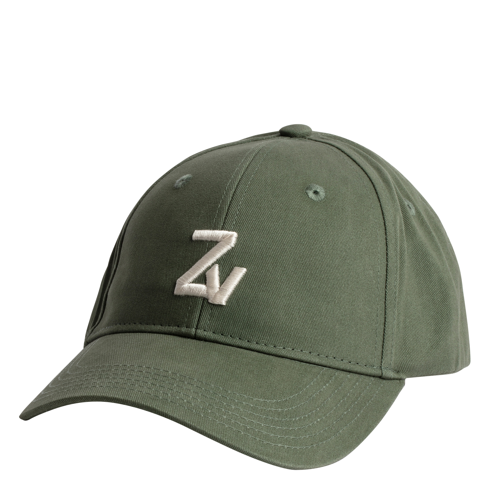 Casquette en coton ZADIG&amp;VOLTAIRE Kaki