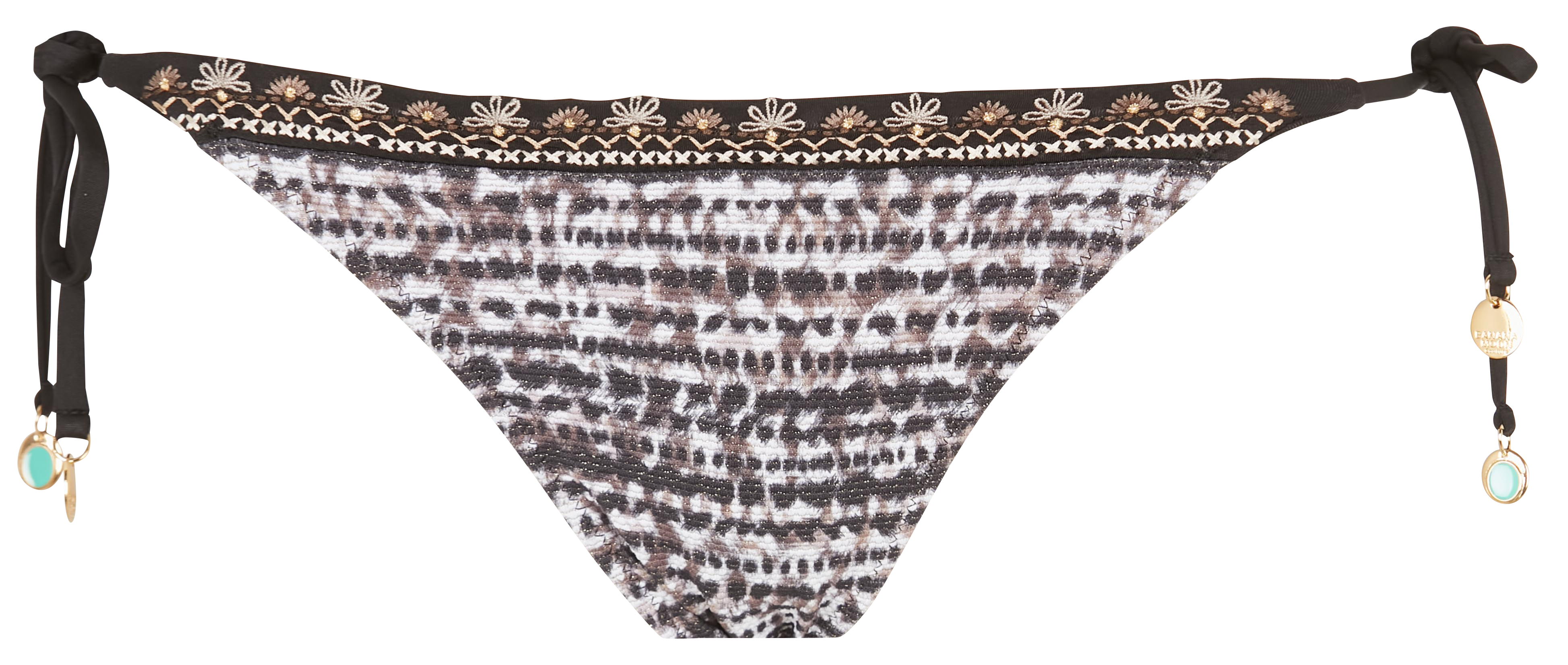 Bas de maillot de bain imprimé BANANA MOON Noir