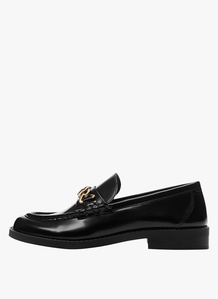 Mango 2025 patent loafers