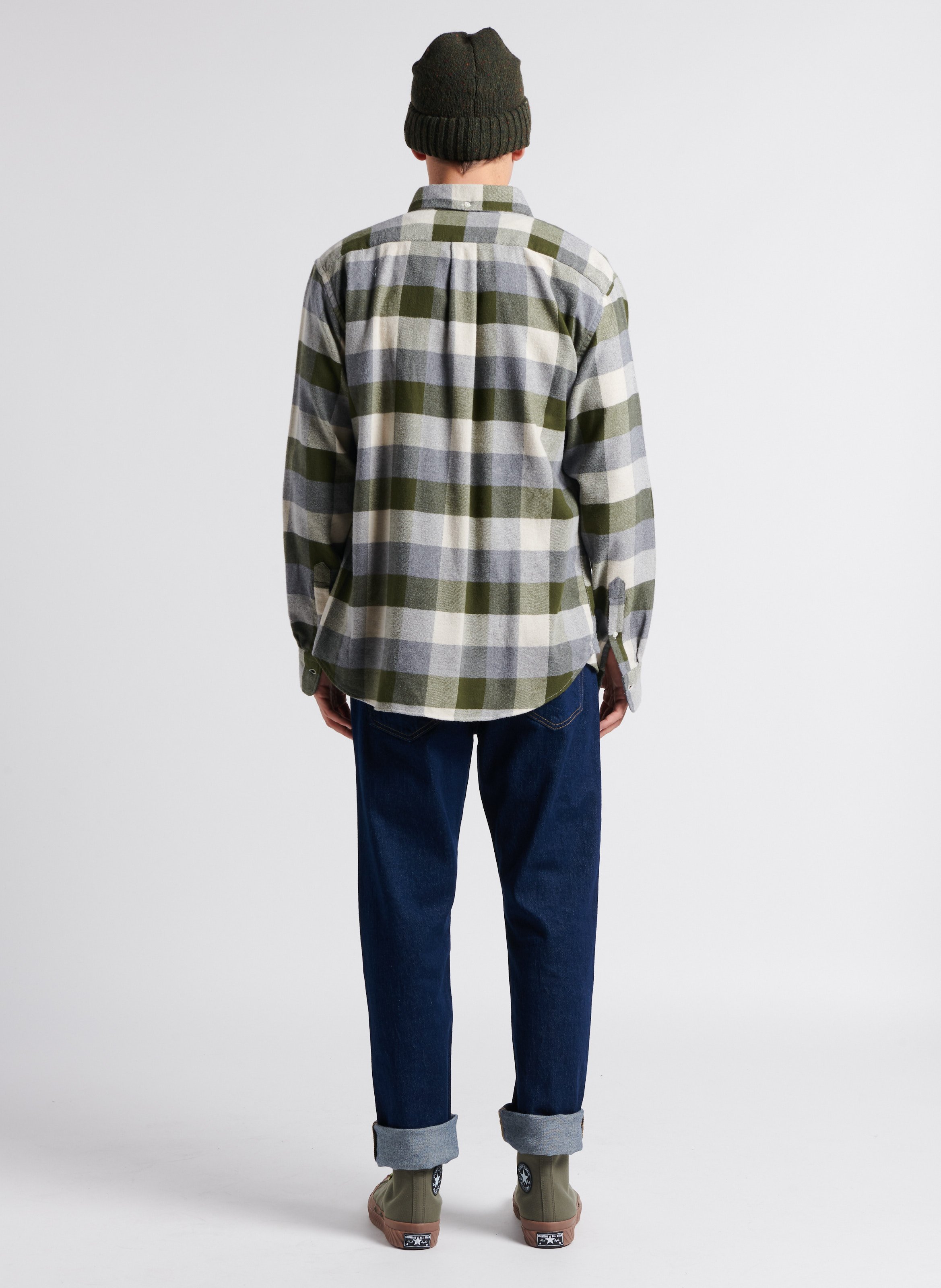 High-top round-toe trainers CONVERSE Green