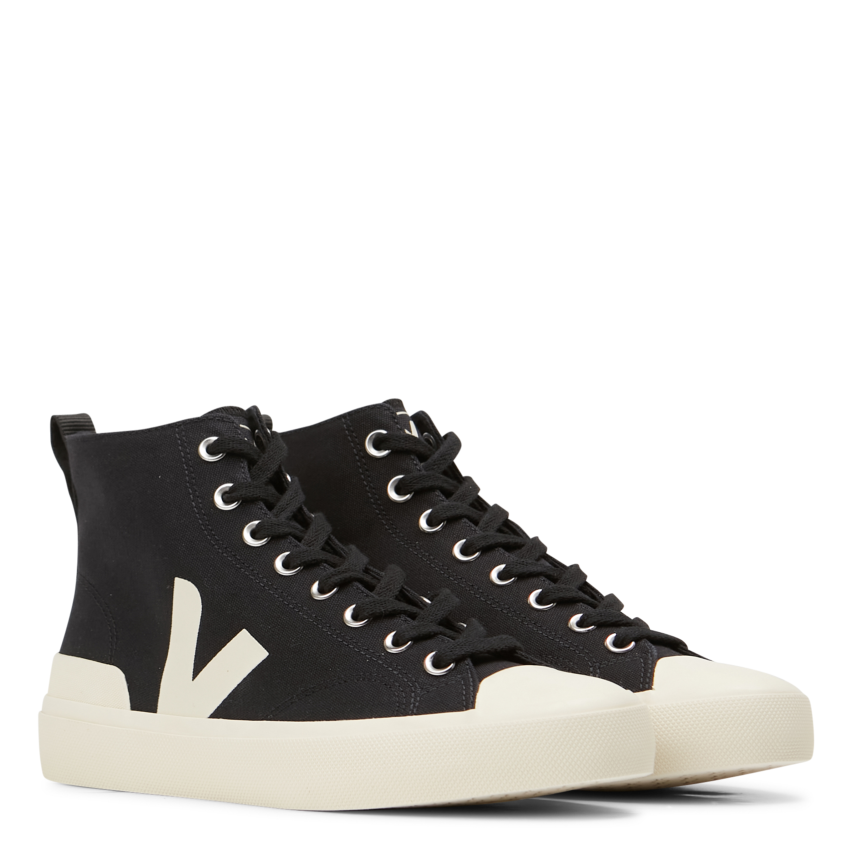 Hohe Canvas-Sneaker VEJA Schwarz