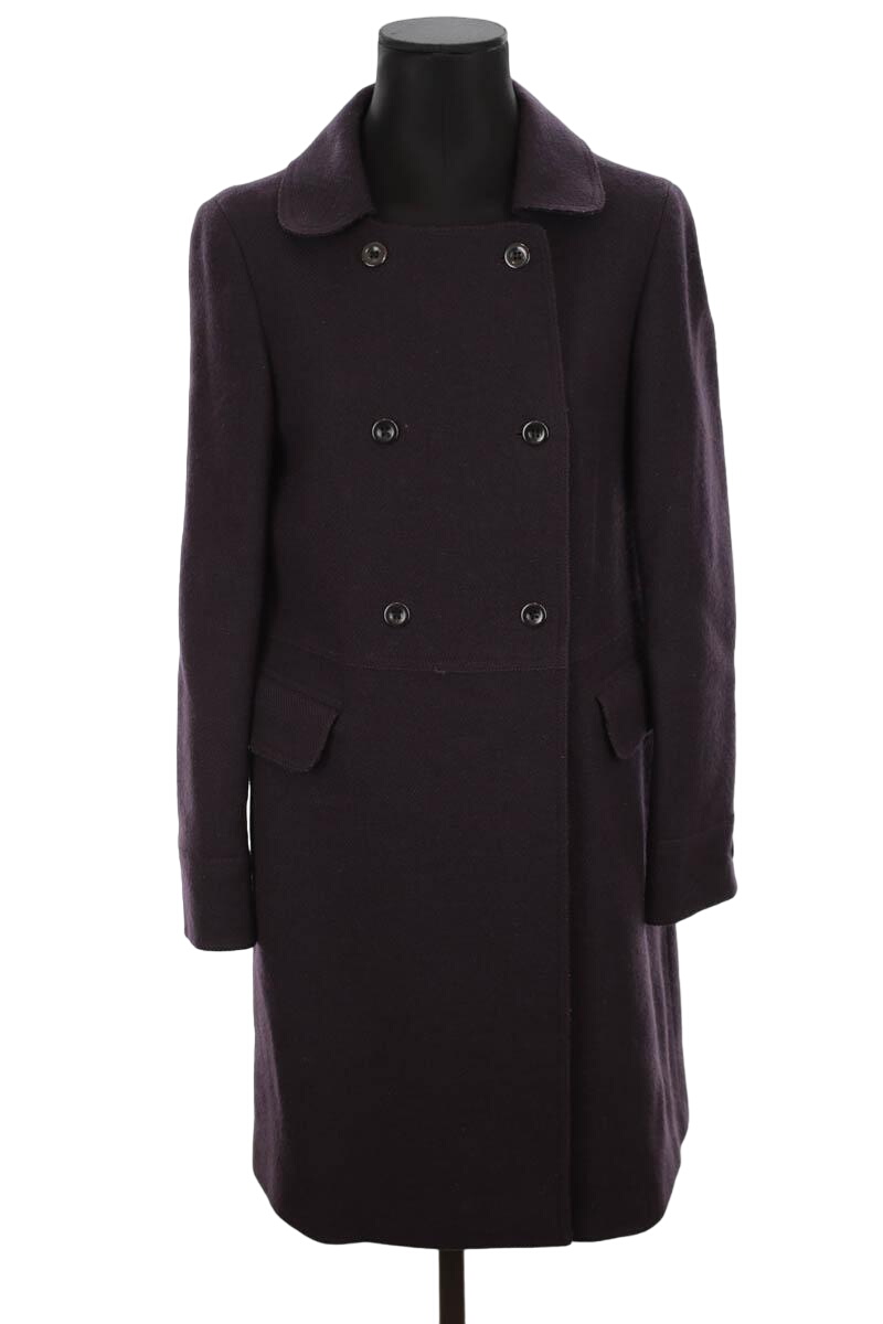 Manteau En Laine Violet Miu Miu Seconde Main Femme 025350014 Place des Tendances