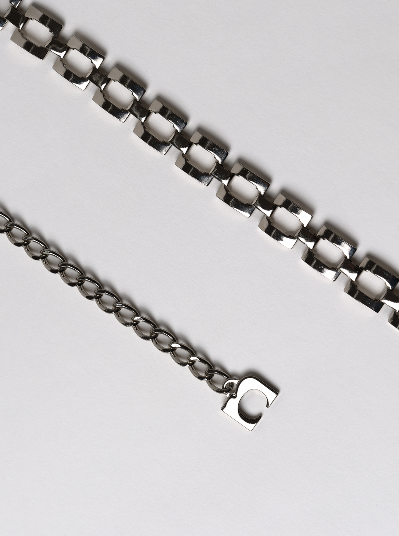 Chain belt NOO Silver